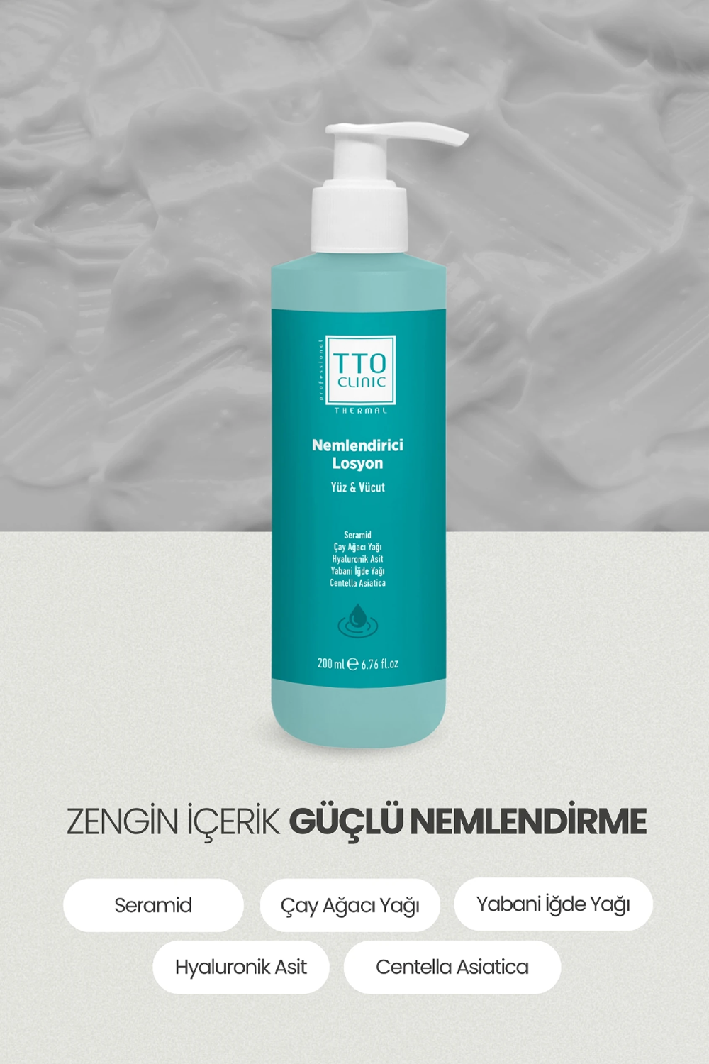 TTO Clinic Nemlendirici Losyon 200 ml | KozmovitalVücut NemlendiricileriTTOTTO Clinic Nemlendirici Losyon 200 ml
