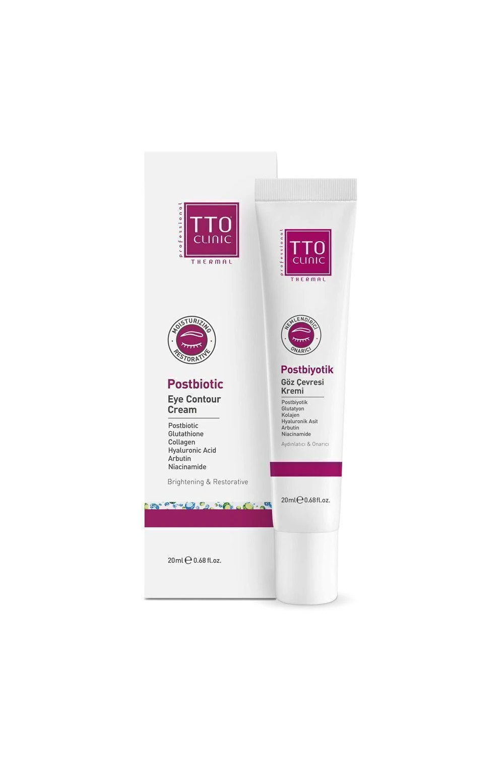 TTO CLINIC Postbiyotik Göz Çevresi Kremi 20 ml | KozmovitalGöz Çevresi NemlendiriciTTOTTO CLINIC Postbiyotik Göz Çevresi Kremi 20 ml
