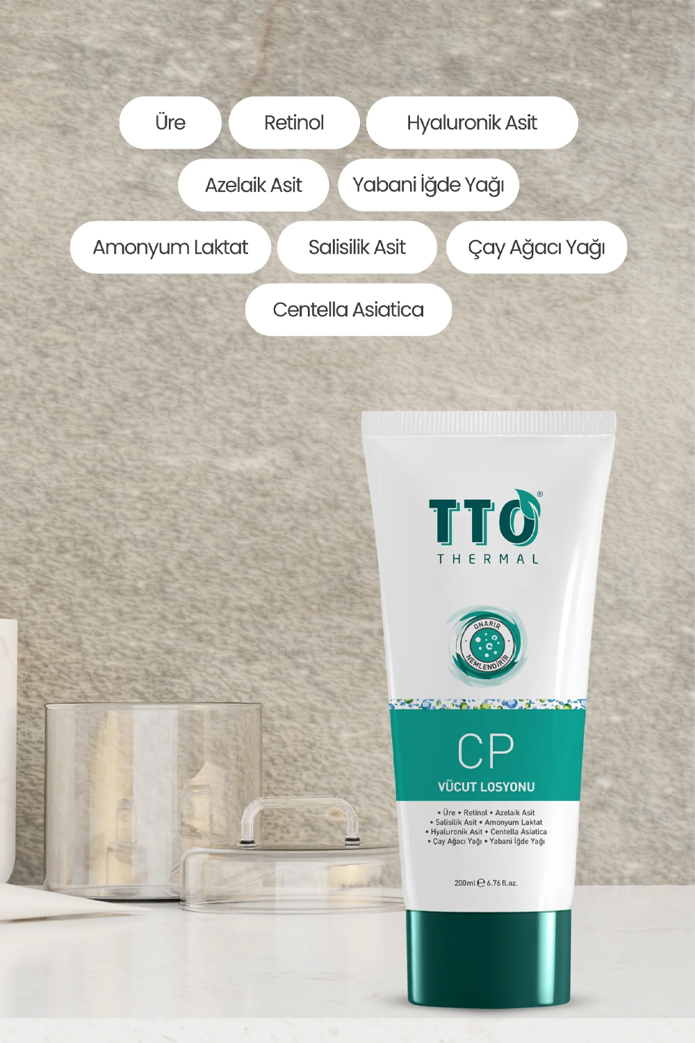 TTO Thermal CP Vücut Losyonu 200 ml | KozmovitalVücut NemlendiricileriTTOTTO Thermal CP Vücut Losyonu 200 ml