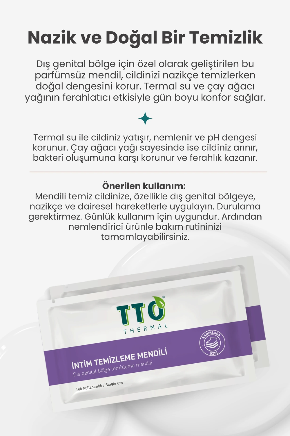 TTO Thermal İntim Mendil 12 Adet | Kozmovitalİntim HijyenTTOTTO Thermal İntim Mendil 12 Adet