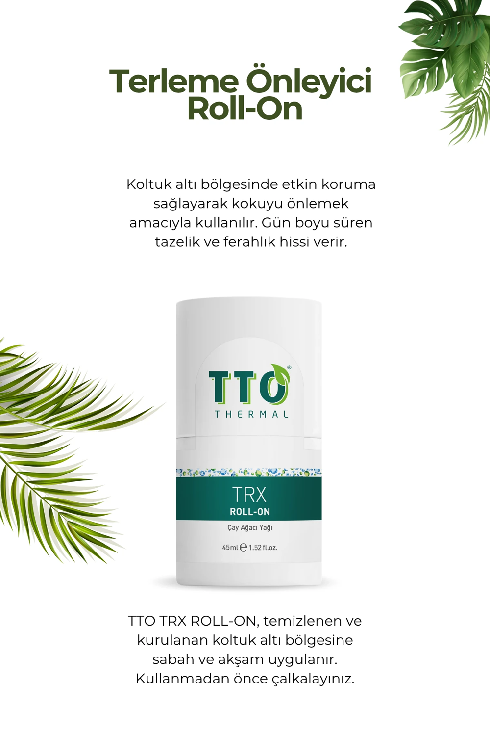 Parfüm / Deodorant / Roll-onTTOTTO TRX Roll-On 45 ml