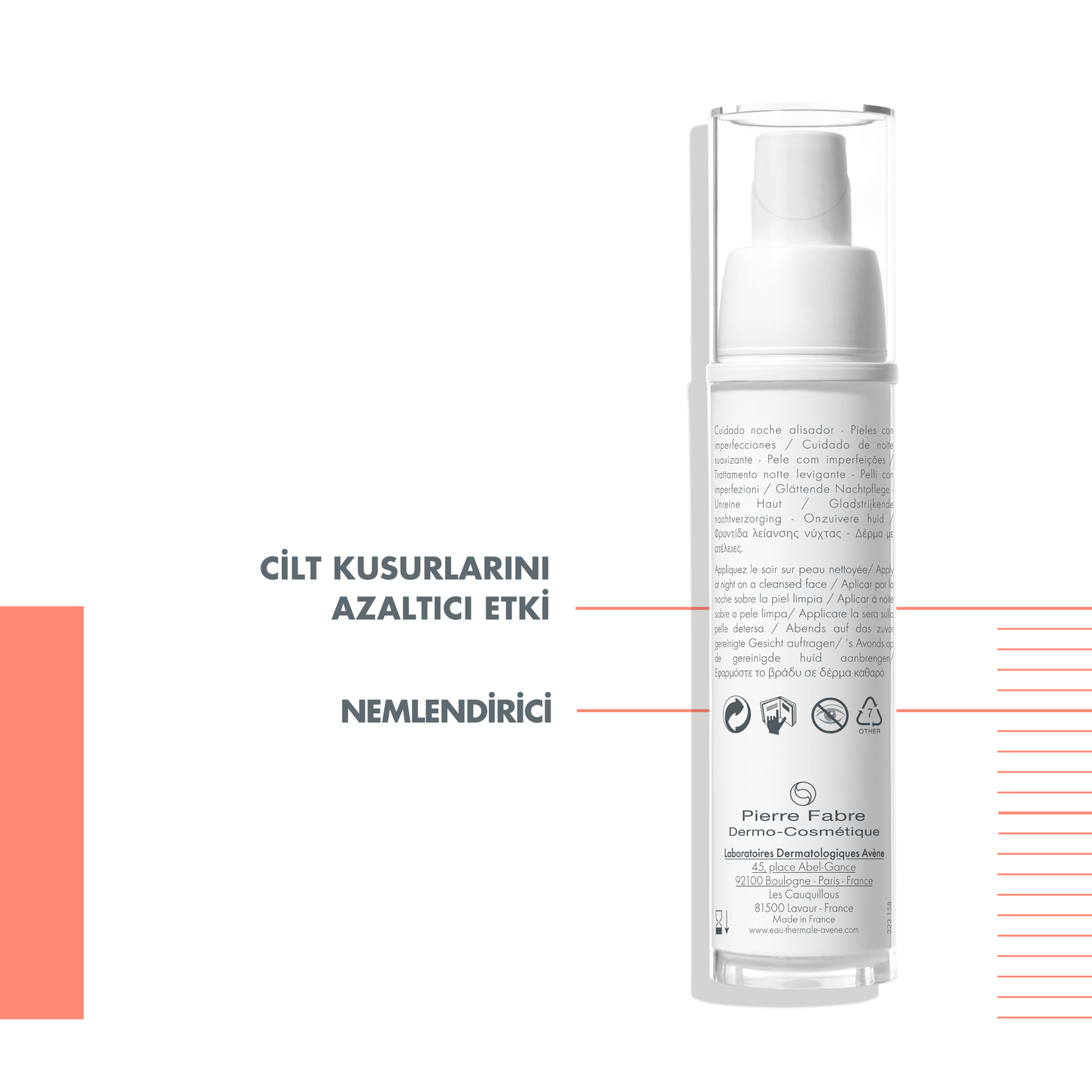 Avene Cleanance Women Soothing Night Cream 30 ml | KozmovitalYüz NemlendiricileriAveneAvene Cleanance Women Soothing Night Cream 30 ml