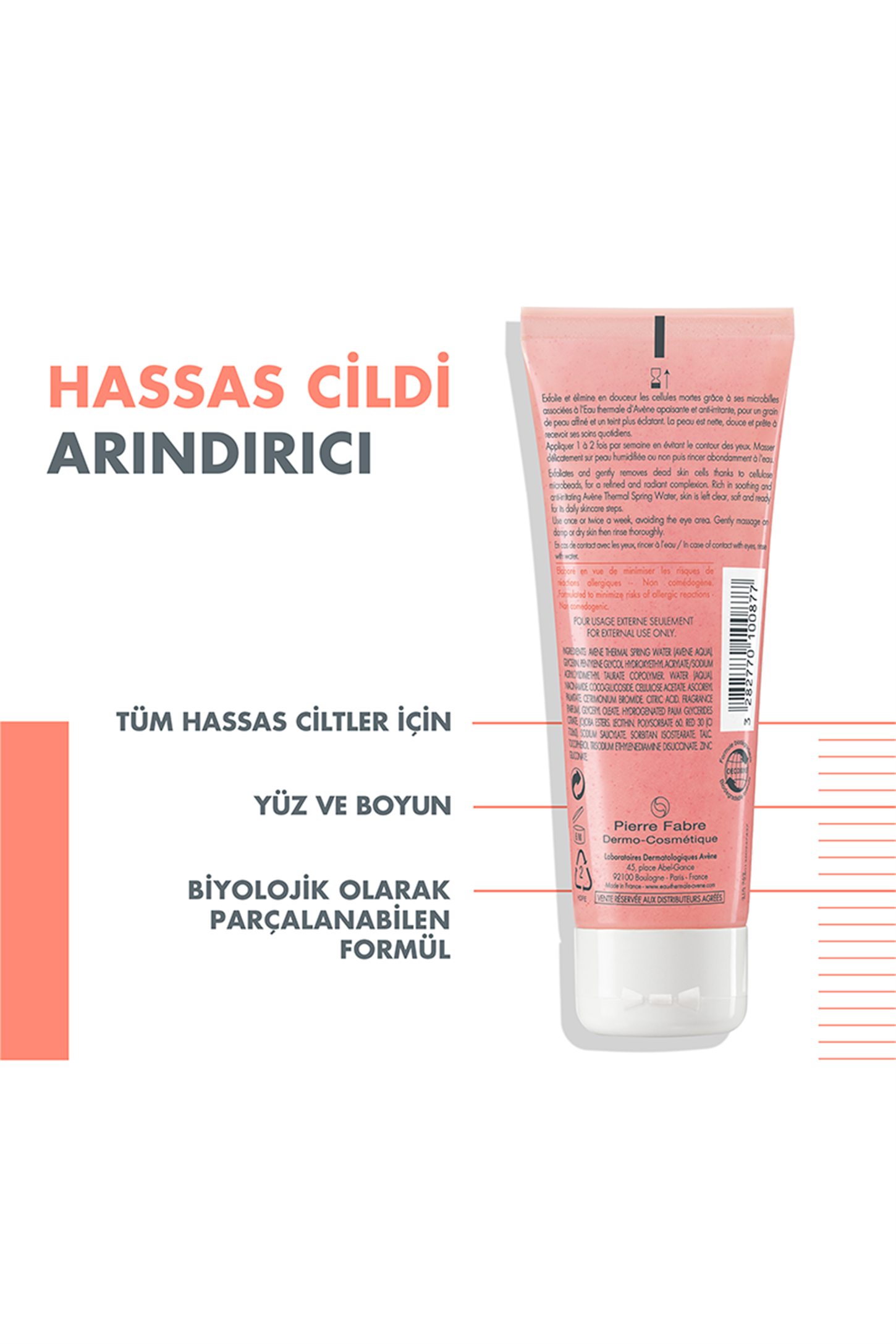 3282770152586 | Avene Gommage 75 ml | KozmovitalYüz Maskesi ve PeelingAveneAvene Gommage 75 ml