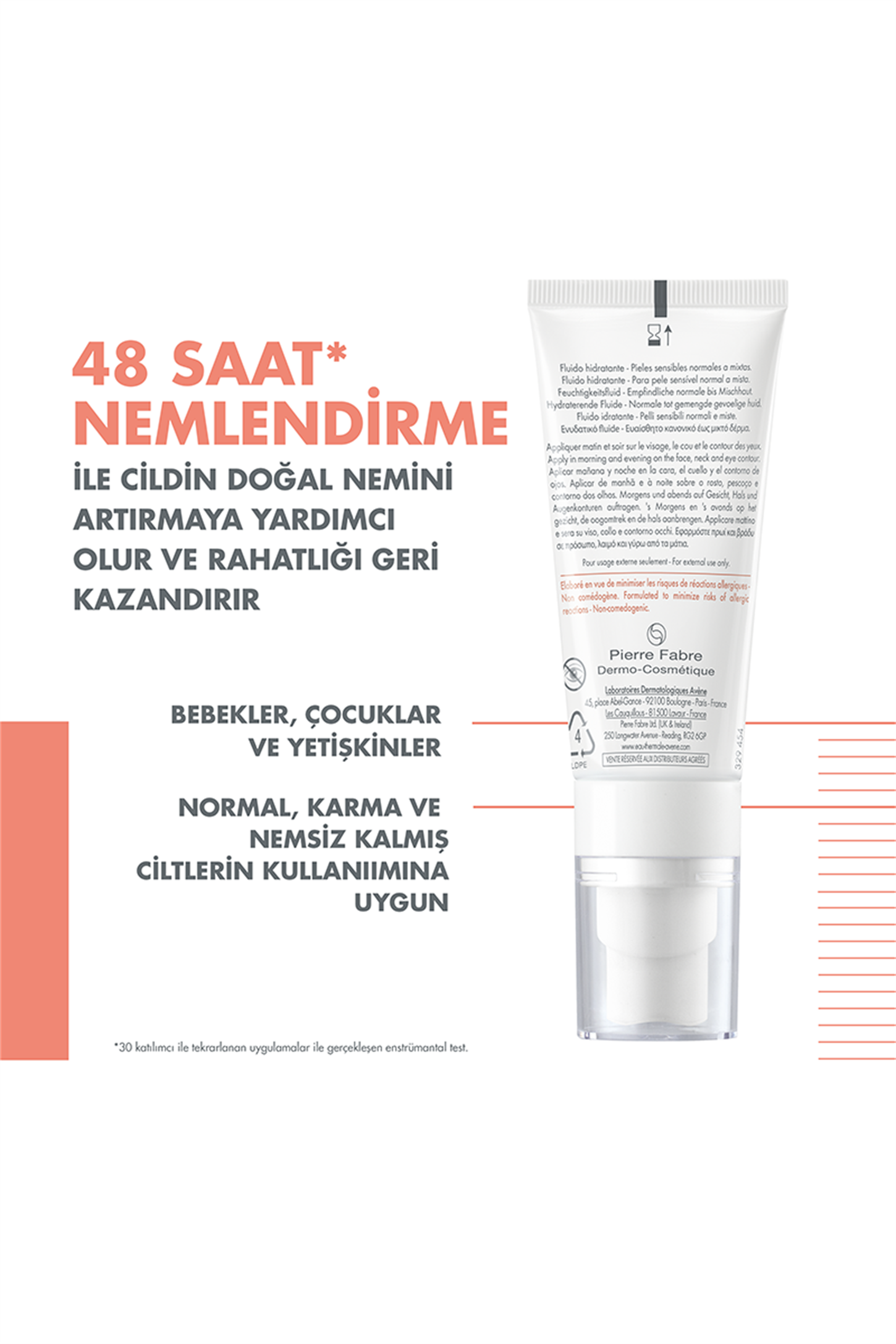 Овлажнители за лицеAveneAvene Tolerance Hydra-10 Fluide 40 ml