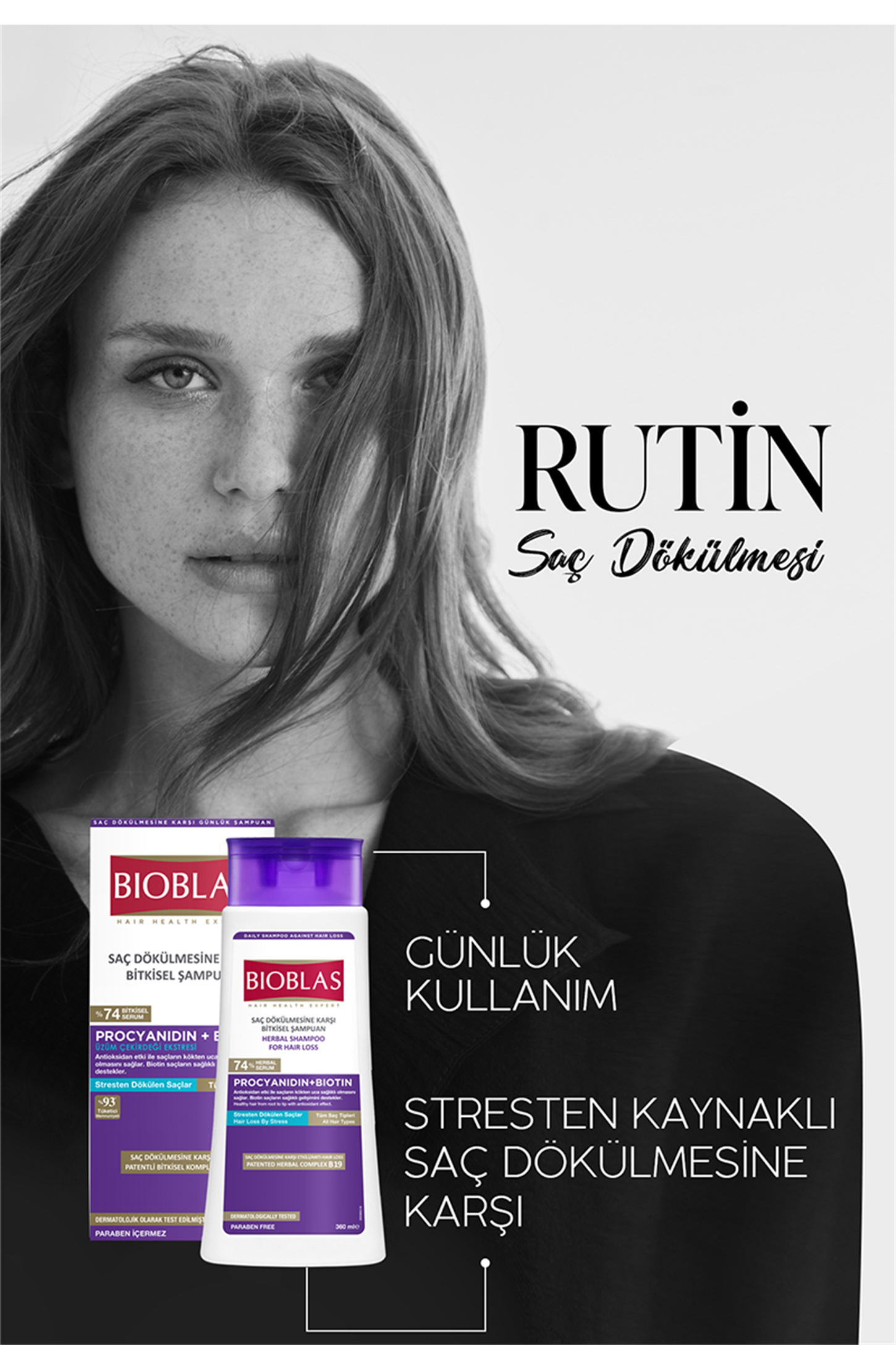 8697432096187 | Bioblas Saç Dökülmesi Anti Stress Şampuan 360 ml | KozmovitalSaç ŞampuanlarıBioblasBioblas Saç Dökülmesi Anti Stress Şampuan 360 ml