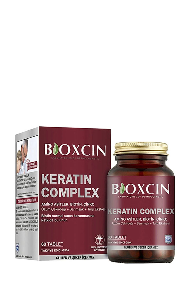 Bioxcin Forte Keratin Complex 60 Tablet | KozmovitalDiğer TakviyelerBioxcinBioxcin Forte Keratin Complex 60 Tablet
