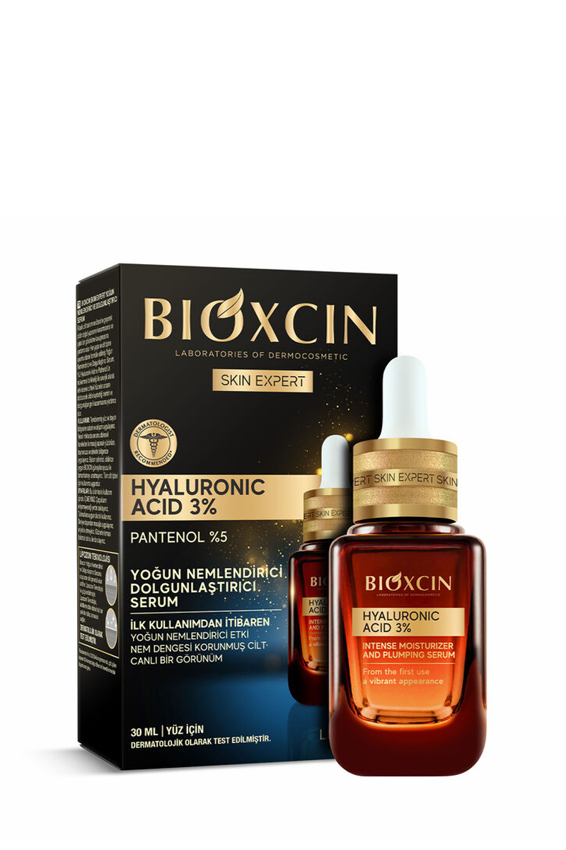 Bioxcin Skin Expert Hyaluronic Acid 3% Yoğun Nemlendirici Serum 30 ml | KozmovitalCilt Bakım SerumlarıBioxcinBioxcin Skin Expert Hyaluronic Acid 3% Yoğun Nemlendirici Serum 30 ml