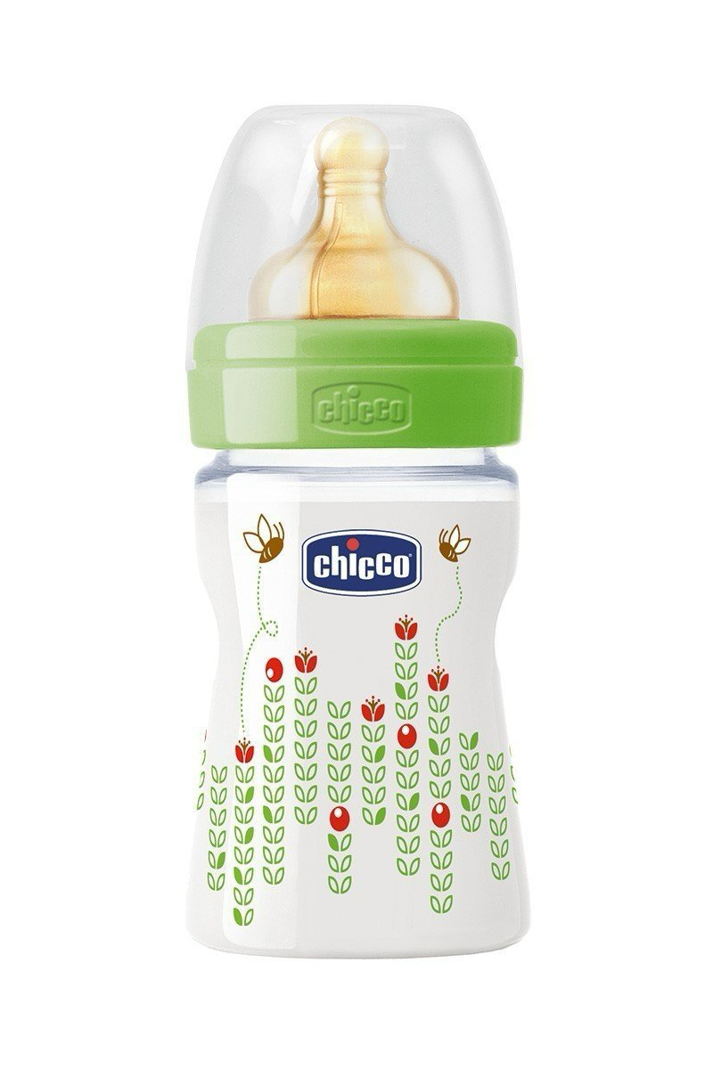 8058664009589 | Chicco Wellbeing Cam Biberon Erkek Mavi 150 ML Kauçuk | KozmovitalBiberon ve EmziklerChiccoChicco Wellbeing Cam Biberon Erkek Mavi 150 ML Kauçuk