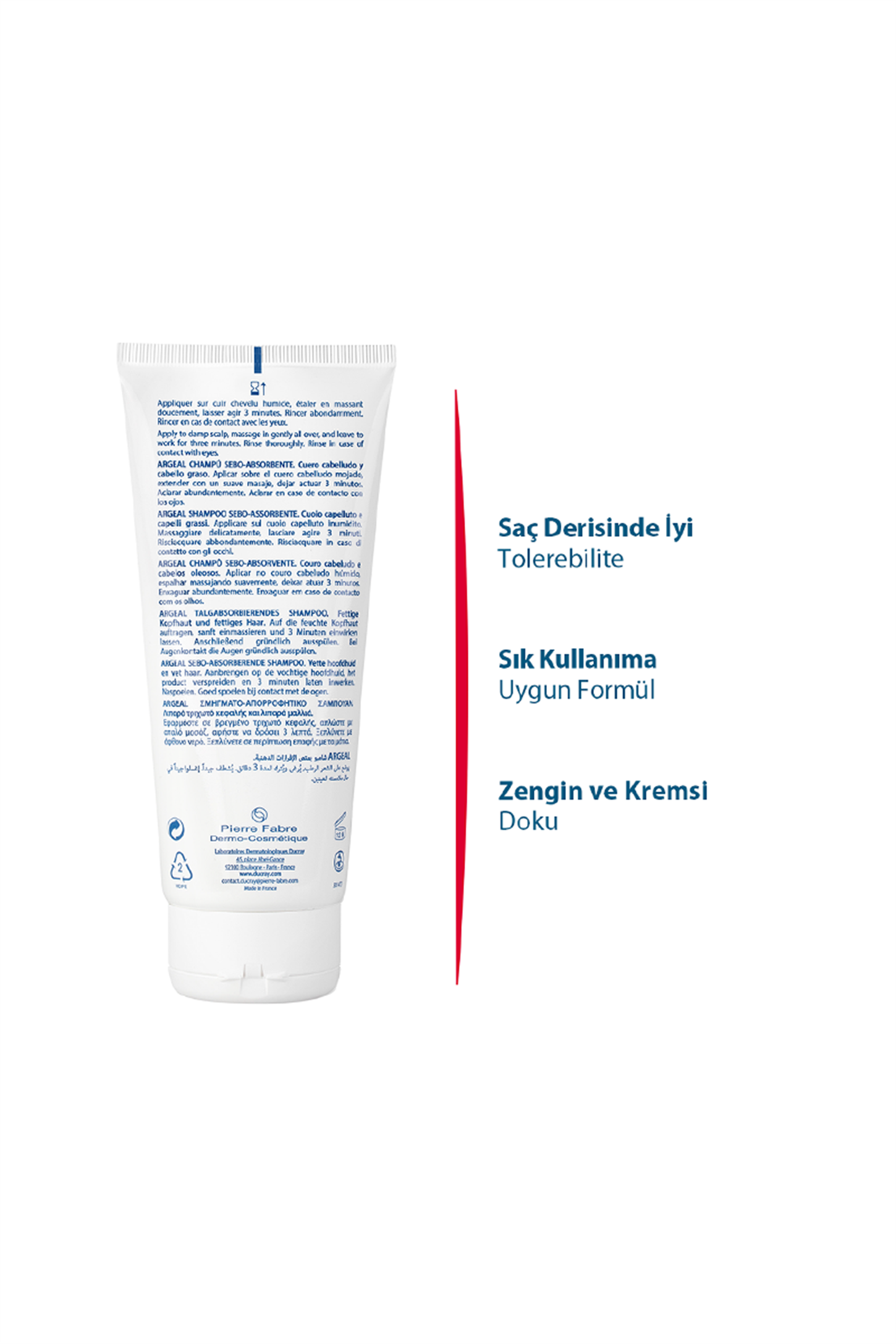 3282770110111 | Ducray Argeal Shampoo - Yağlı Saçlar İçin Şampuan 200ml | KozmovitalSaç ŞampuanlarıDucrayDucray Argeal Shampoo - Yağlı Saçlar İçin Şampuan 200ml