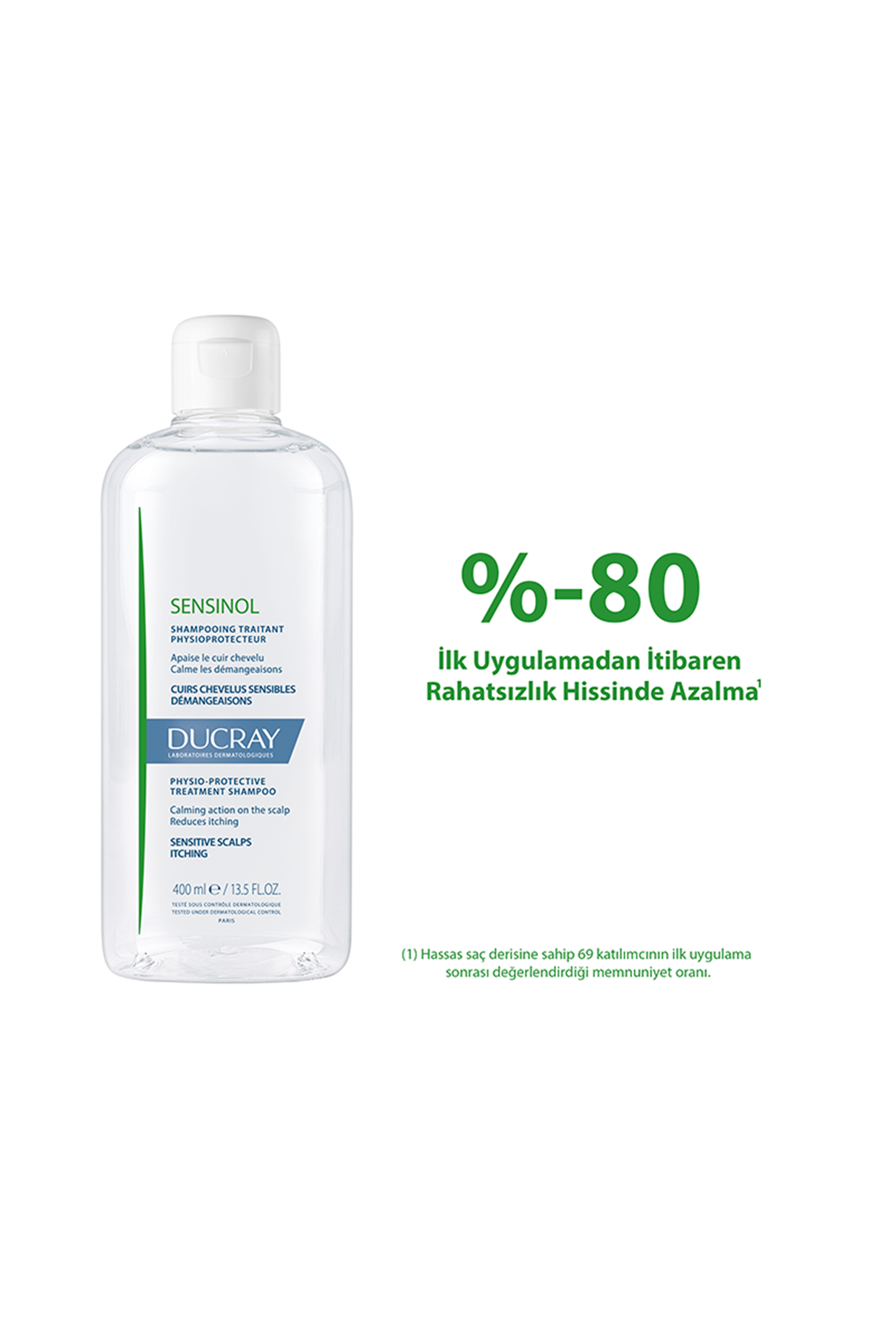 3282770138900 | Ducray Sensinol Şampuan 400 ml | KozmovitalGünlük BakımDucrayDucray Sensinol Şampuan 400 ml
