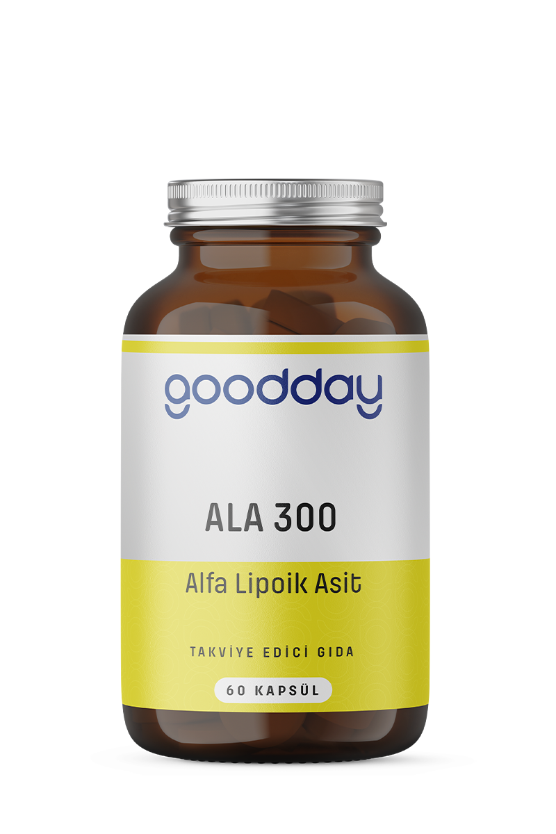 Diğer TakviyelerGooddayGoodday Alfa Lipoik Asit 300 mg 60 Kapsül