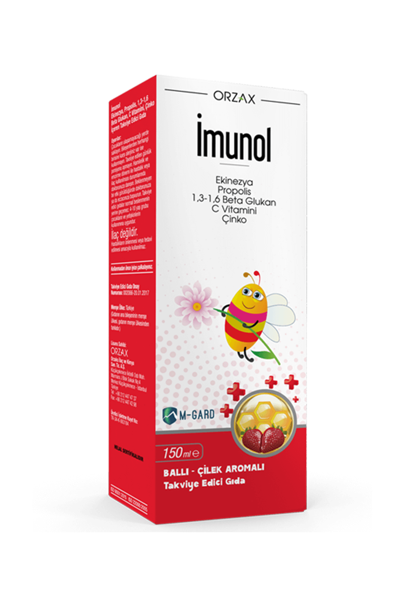 8697595870617 | İmunol Şurup 150ml | KozmovitalDiğer TakviyelerOrzaxİmunol Şurup 150ml
