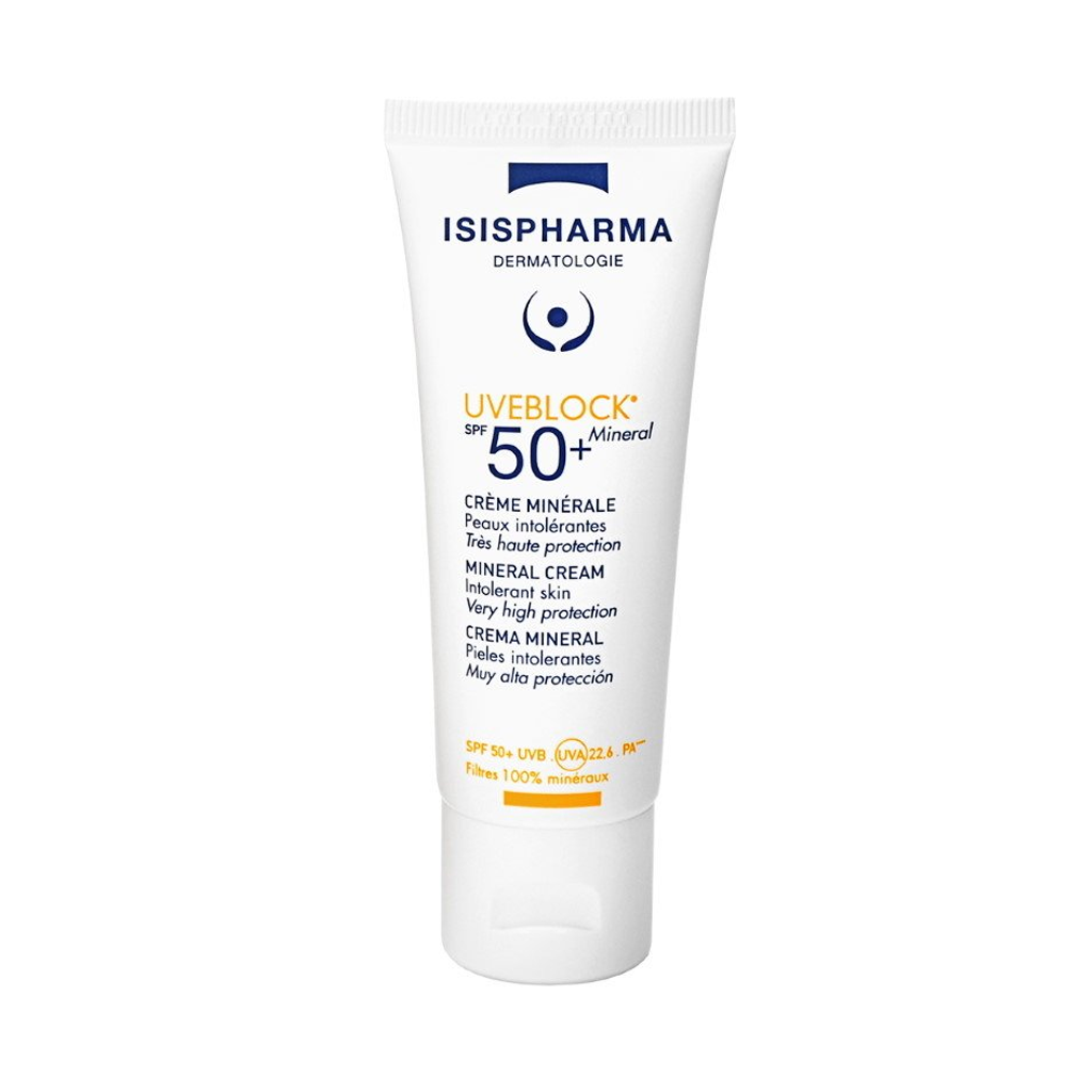 Слънчеви продукти за лицеIsis PharmaIsis Pharma Uveblock SPF 50+ Mineral Cream 40 ml