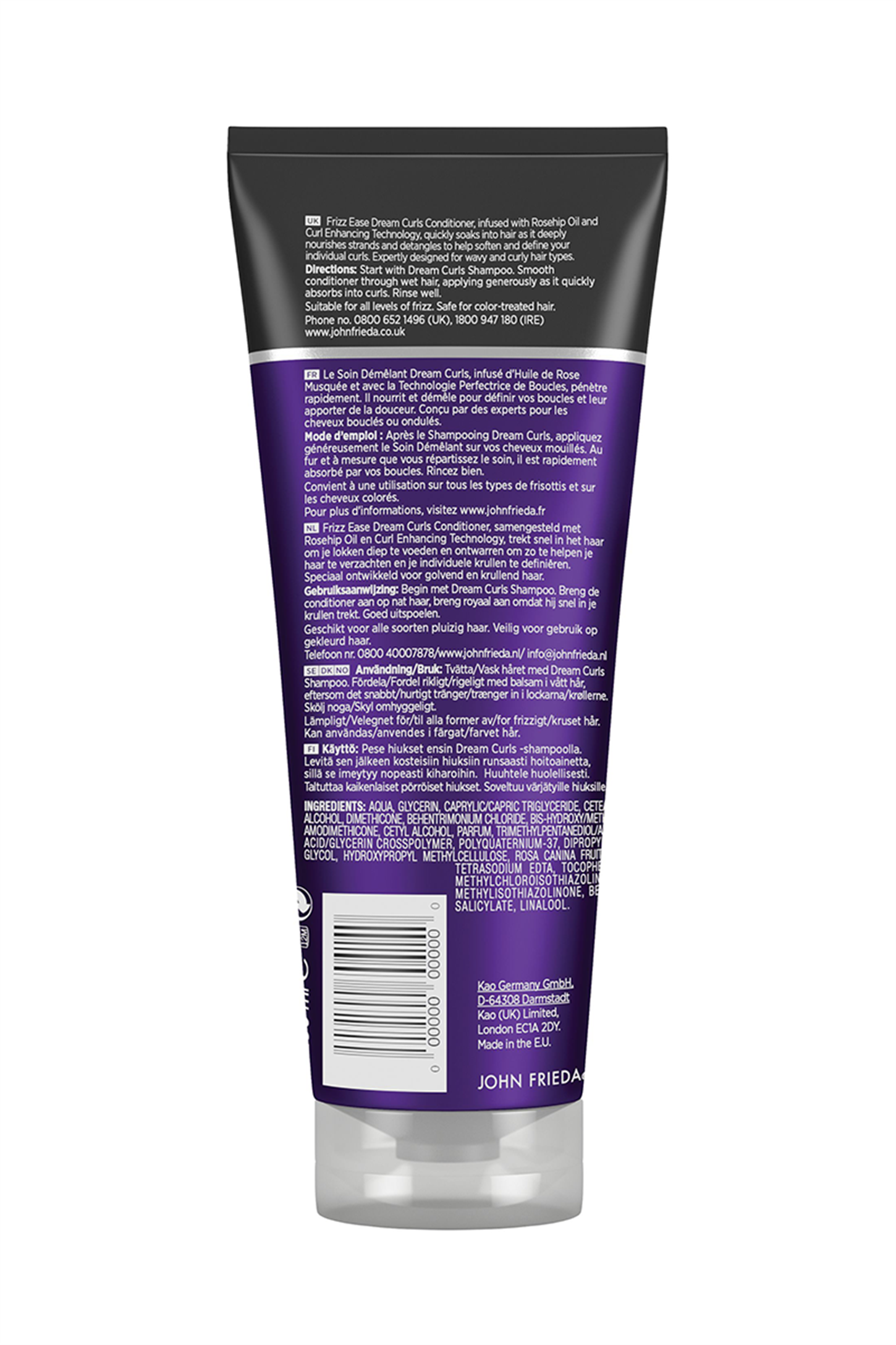 Saç KremleriJohn FriedaJohn Frieda Frizz-Ease Kusursuz Bukleler Saç Kremi 250 ml