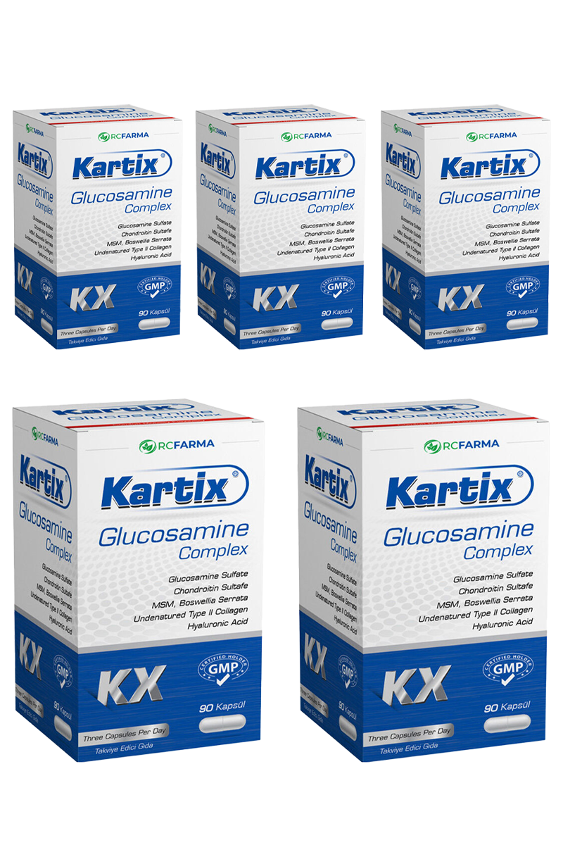 Витамини / мултивитаминиRc FarmaKartix 90 Kapsül x5 Kutu