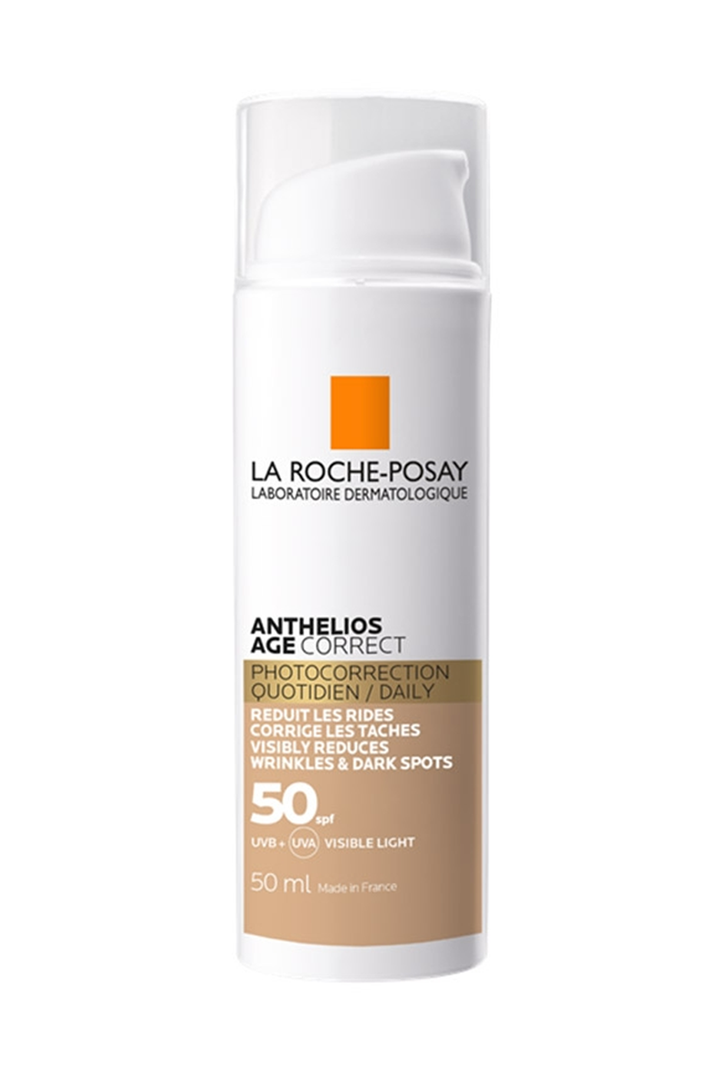 3337875764353 | La Roche Posay Anthelios Age Correct SPF 50 Krem 50 ml - Renkli | KozmovitalYüz Güneş ÜrünleriLa Roche PosayLa Roche Posay Anthelios Age Correct SPF 50 Krem 50 ml - Renkli