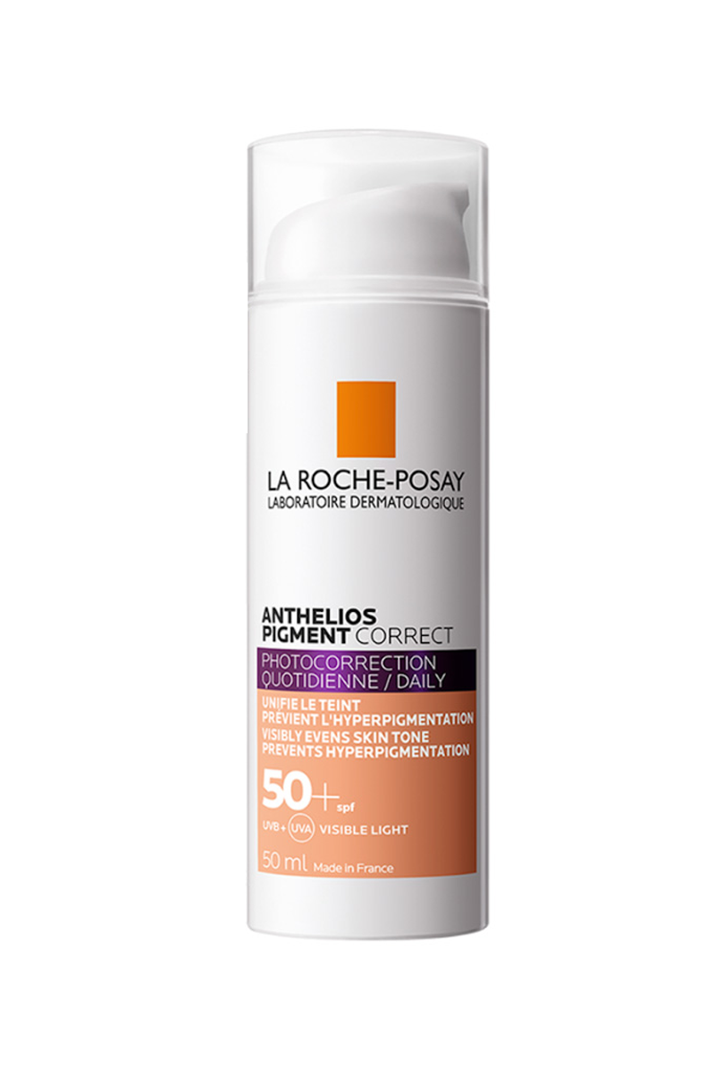 3337875797399 | La Roche Posay Anthelios Pigment Correct SPF50+ 50 ml - Medium | KozmovitalYüz Güneş ÜrünleriLa Roche PosayLa Roche Posay Anthelios Pigment Correct SPF50+ 50 ml - Medium