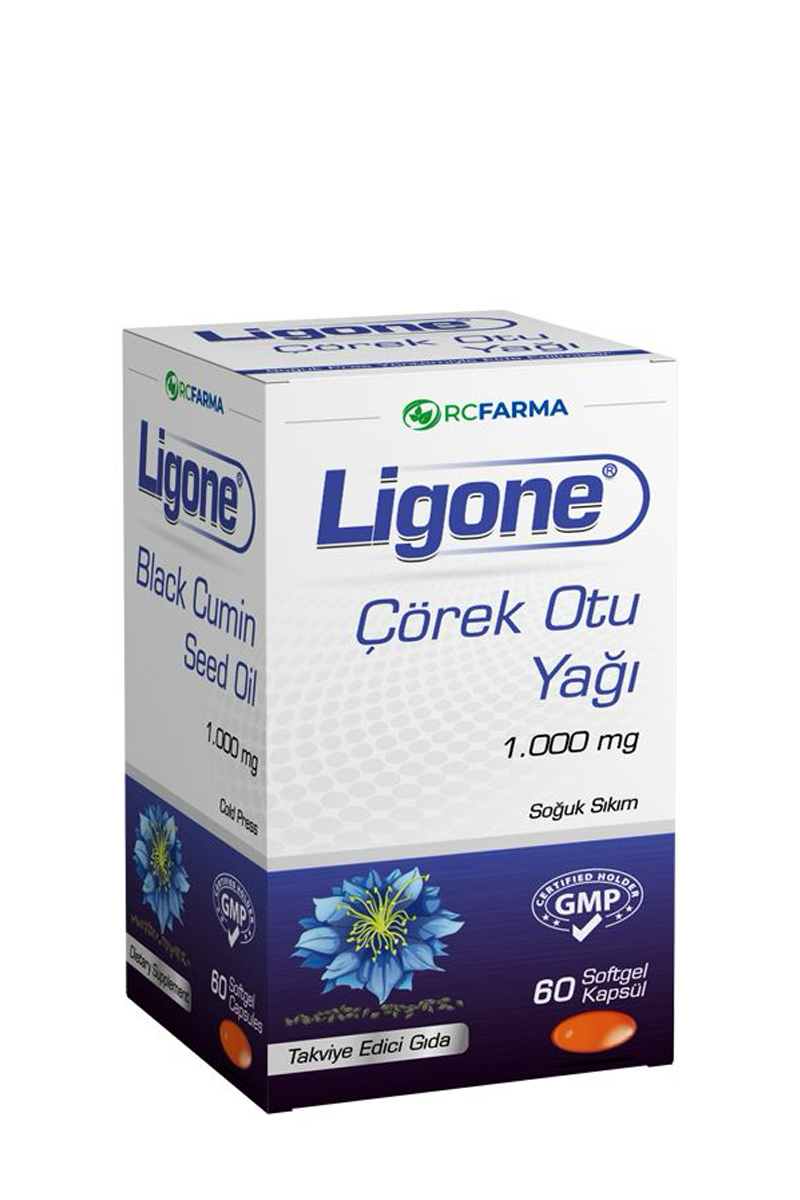 Билкови продуктиRc FarmaLigone Çörek Otu Yağı 60 Kapsül