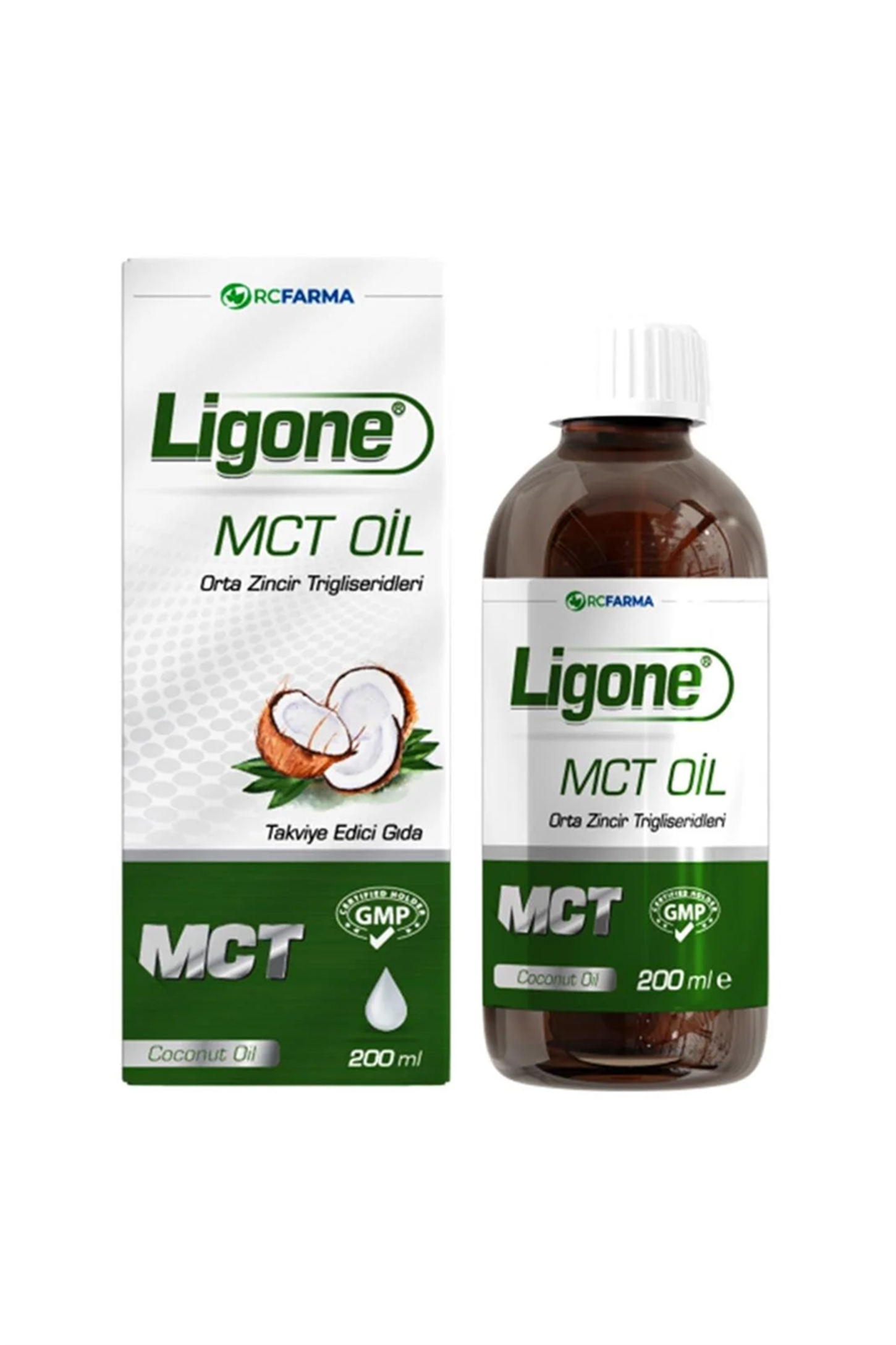8699216520246 | Ligone Mct Oil 200 ml | KozmovitalBitkisel ÜrünlerRc FarmaLigone Mct Oil 200 ml