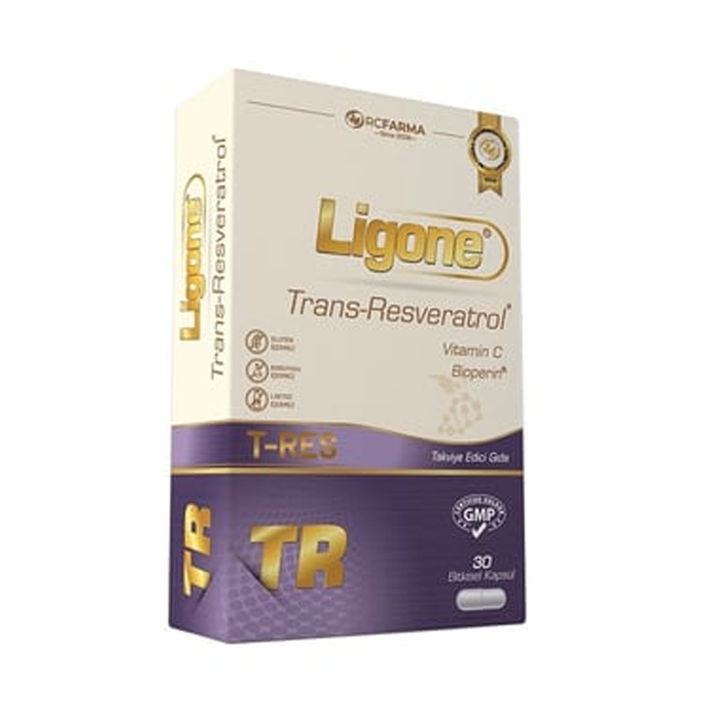 Ligone Trans-Resveratrol 30 Kapsül | KozmovitalBitkisel ÜrünlerRc FarmaLigone Trans-Resveratrol 30 Kapsül