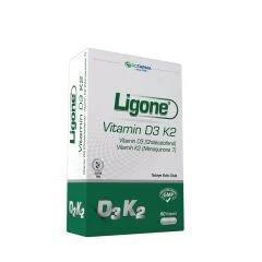 Diğer TakviyelerRc FarmaLigone Vitamin D3/K2 60 Kapsül x2 Adet