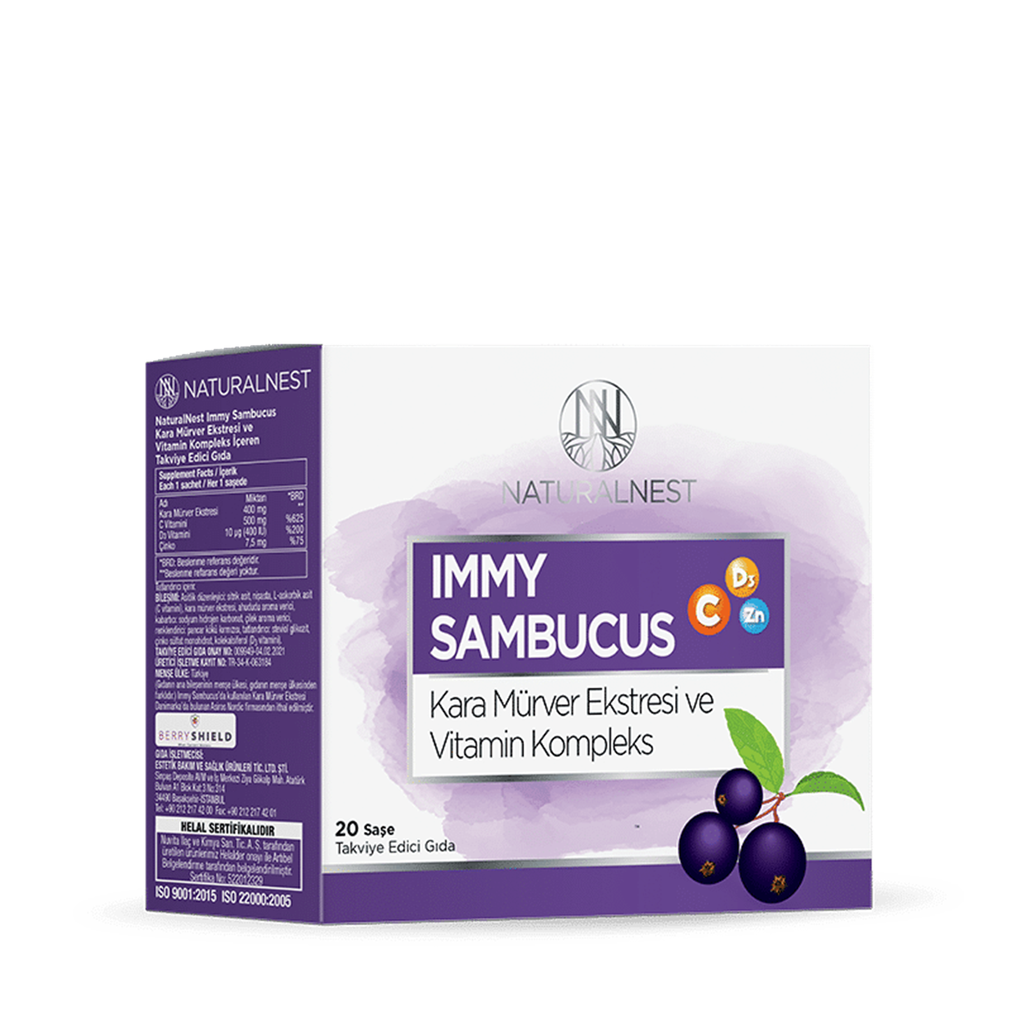 Билкови продуктиNaturalNestNaturalNest Immy 20 Saşe