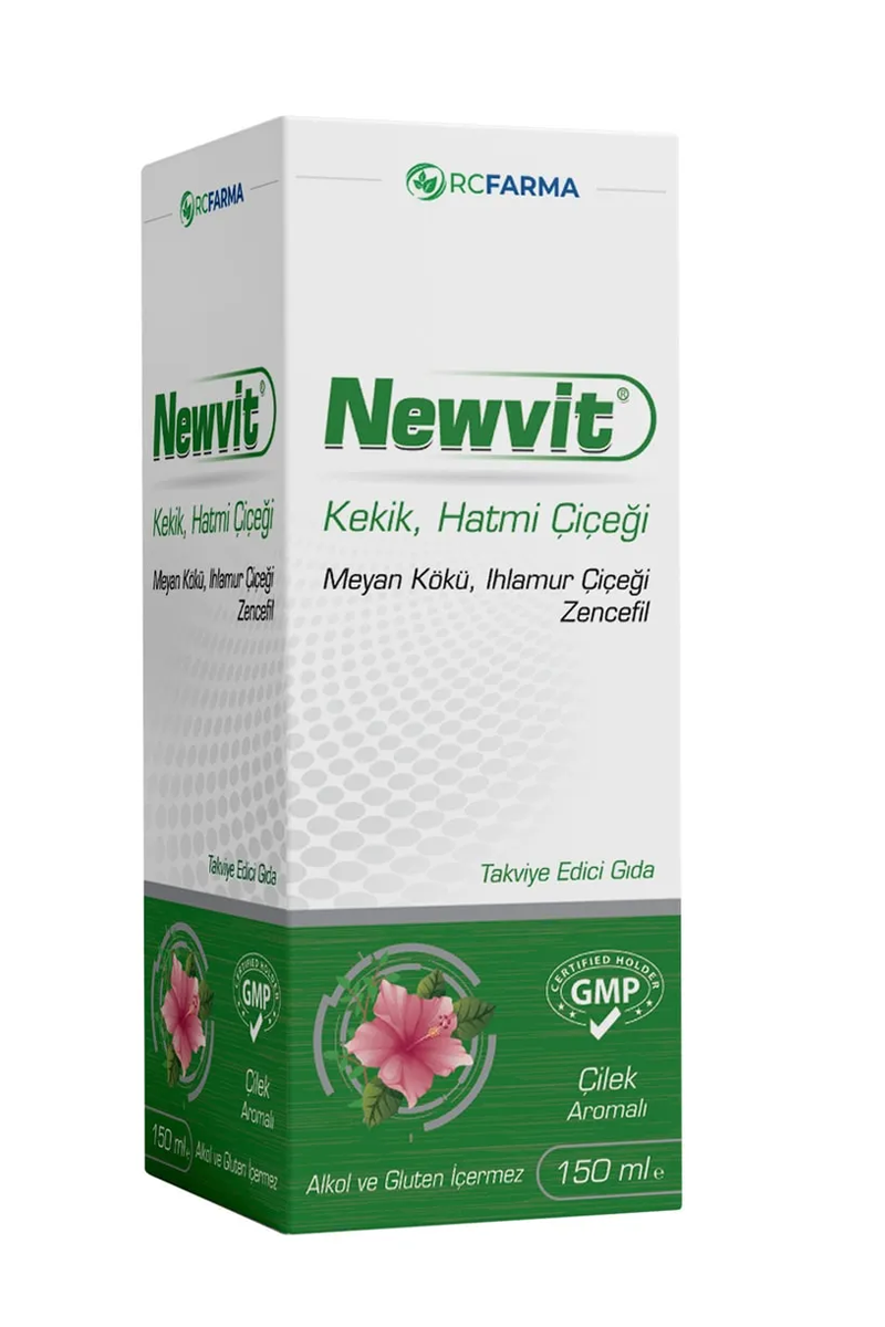 8682125462066 | Newvit Kekik Hatmi Şurup 150 ml | KozmovitalBitkisel ÜrünlerRc FarmaNewvit Kekik Hatmi Şurup 150 ml