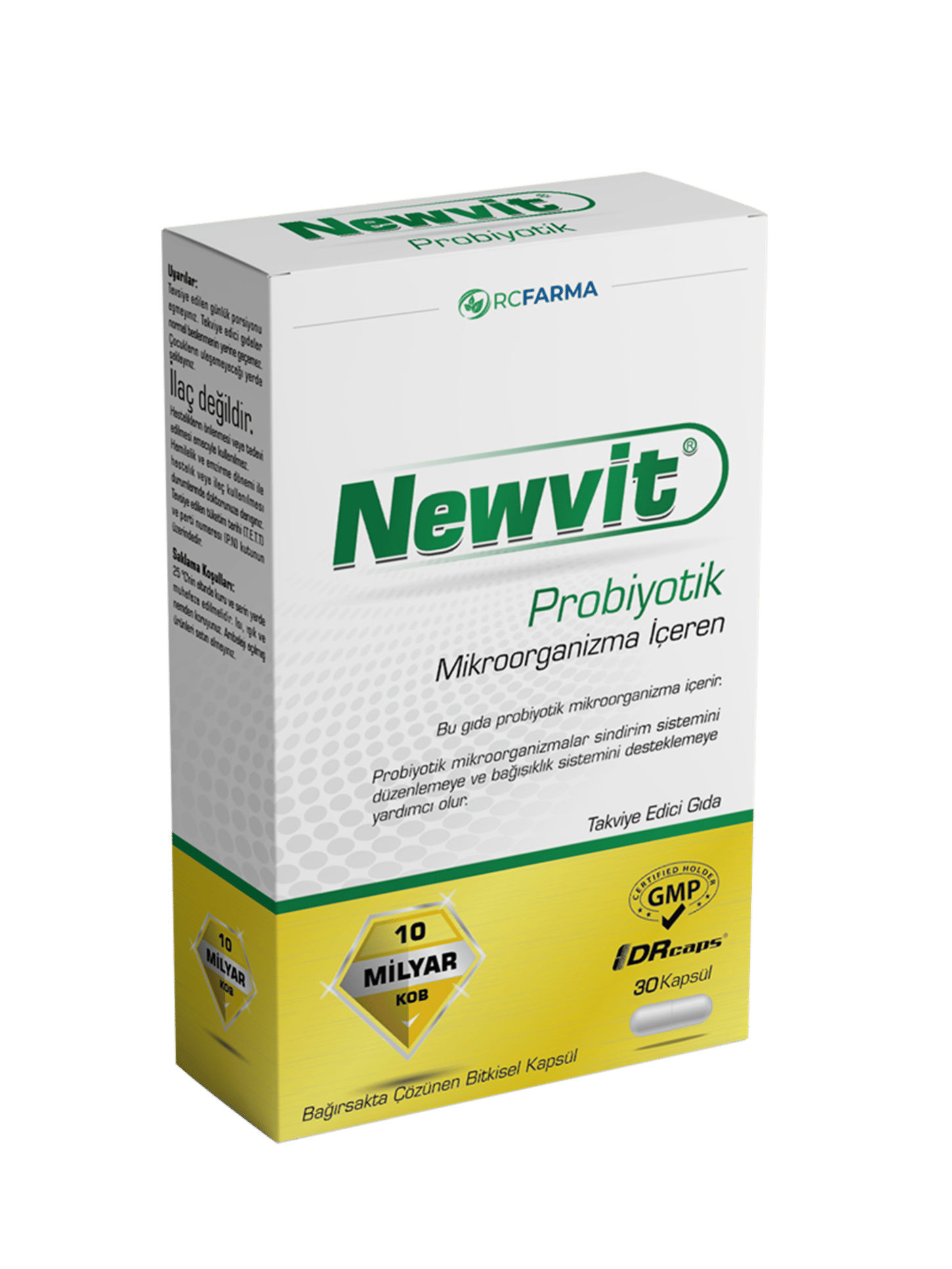 Vitamin / MultivitaminRc FarmaNewvit Probiyotik 30 Kapsül x 2 Kutu