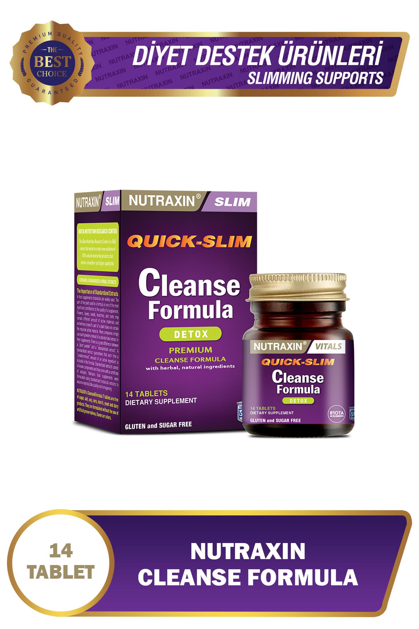 Билкови продуктиNutraxinNutraxin QS Cleanse Formula 14 Tablet