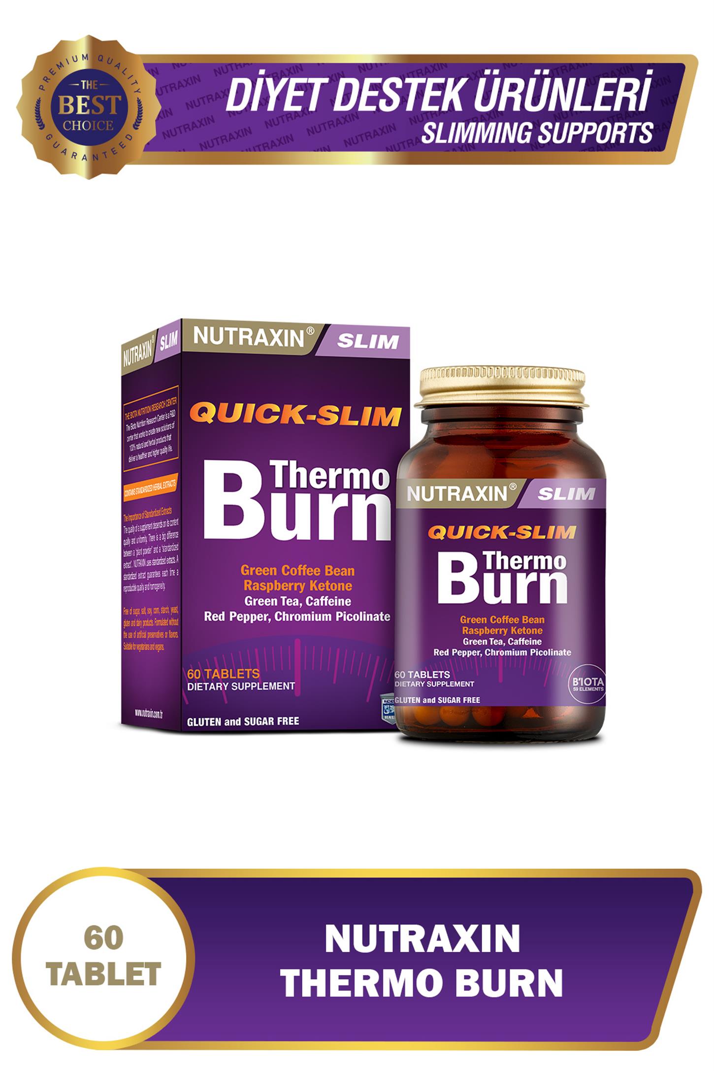 Билкови продуктиNutraxinNutraxin QS Thermo Burn 60 Tablet