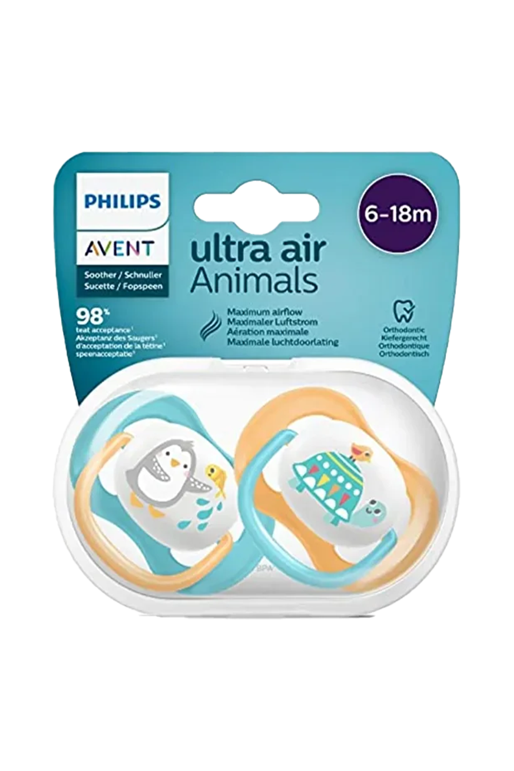 EmziklerPhilips AventPhilips Avent SCF080/07 Ultra Air Emzik 6-18 Ay Erkek