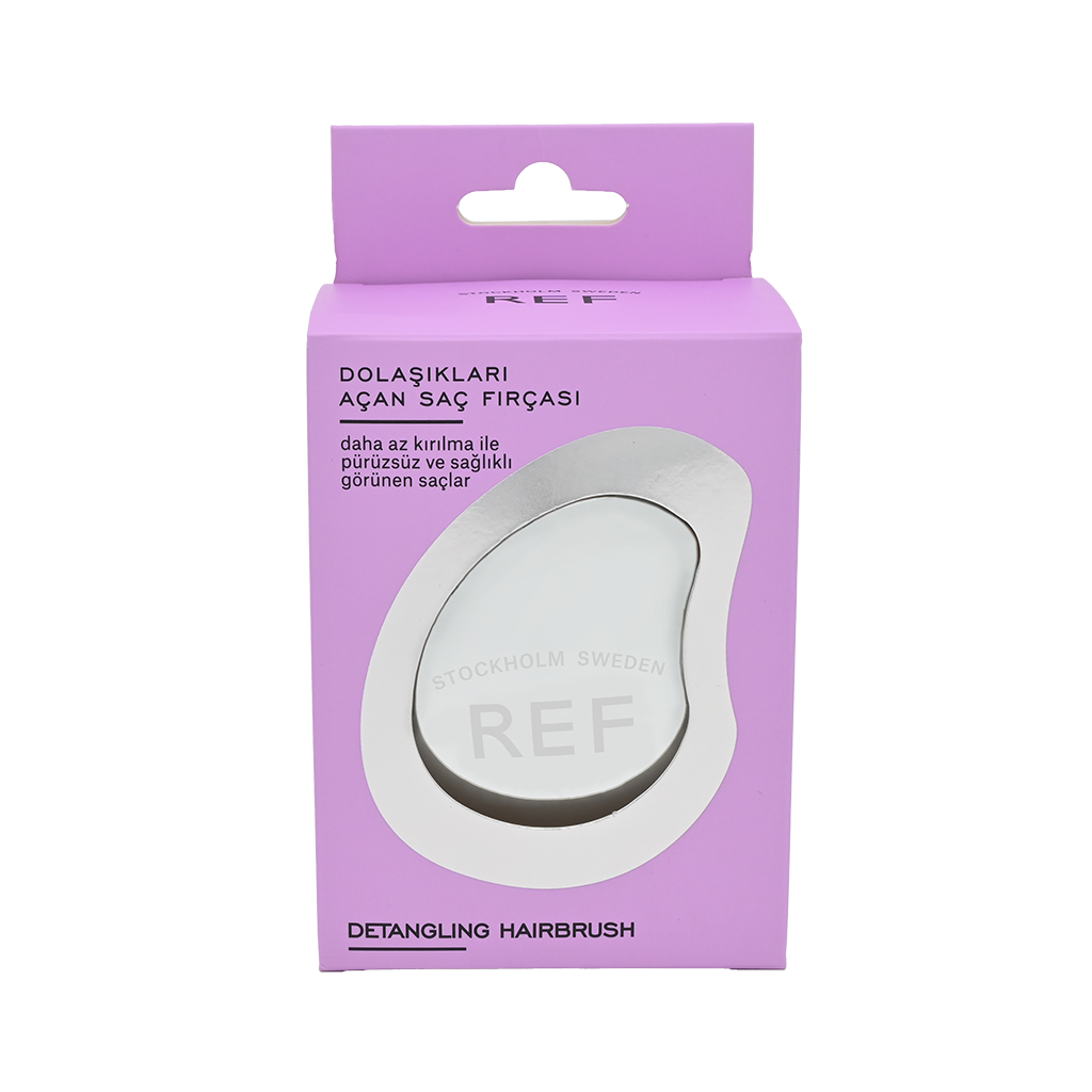 Ref Detangling Brush Silver Colour | KozmovitalTarak - FırçaRef Stockholm SwedenRef Detangling Brush Silver Colour