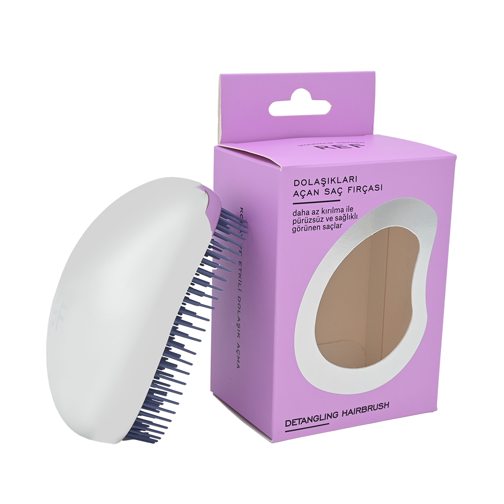Ref Detangling Brush Silver Colour | KozmovitalTarak - FırçaRef Stockholm SwedenRef Detangling Brush Silver Colour