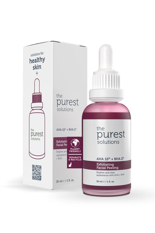 Cilt Bakım SerumlarıThe Purest SolutionsThe Purest Solutions Exfoliating Facial Peeling AHA %10 + BHA %2