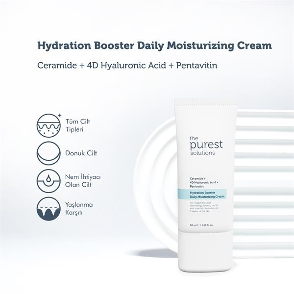 Cilt Bakım SerumlarıThe Purest SolutionsThe Purest Solutions Hydration Booster Daily Moisturizing Cream
