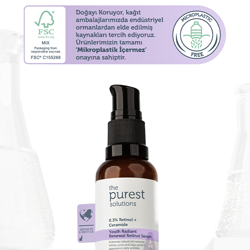 The Purest Solutions Yaşlanma ve Kırışıklık Karşıtı Retinol Gece Serumu 30 ml | KozmovitalCilt Bakım SerumlarıThe Purest SolutionsThe Purest Solutions Yaşlanma ve Kırışıklık Karşıtı Retinol Gece Serumu 30 ml