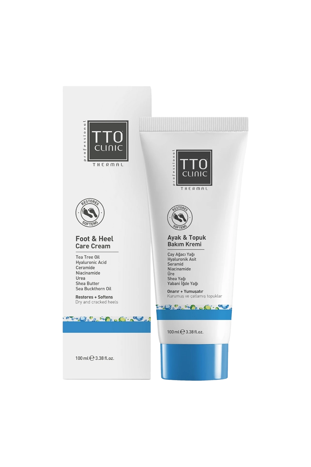 TTO Clinic Ayak ve Topuk Bakım Kremi 100 ml | KozmovitalBesleyici ve KoruyucularTTOTTO Clinic Ayak ve Topuk Bakım Kremi 100 ml