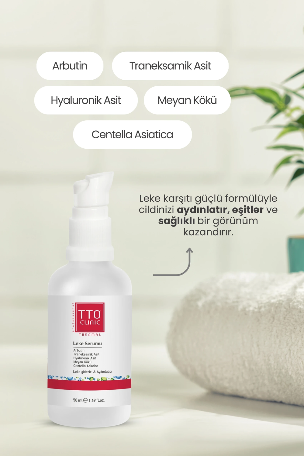 TTO Clinic Leke Serumu 50 ml | KozmovitalLeke BakımıTTOTTO Clinic Leke Serumu 50 ml
