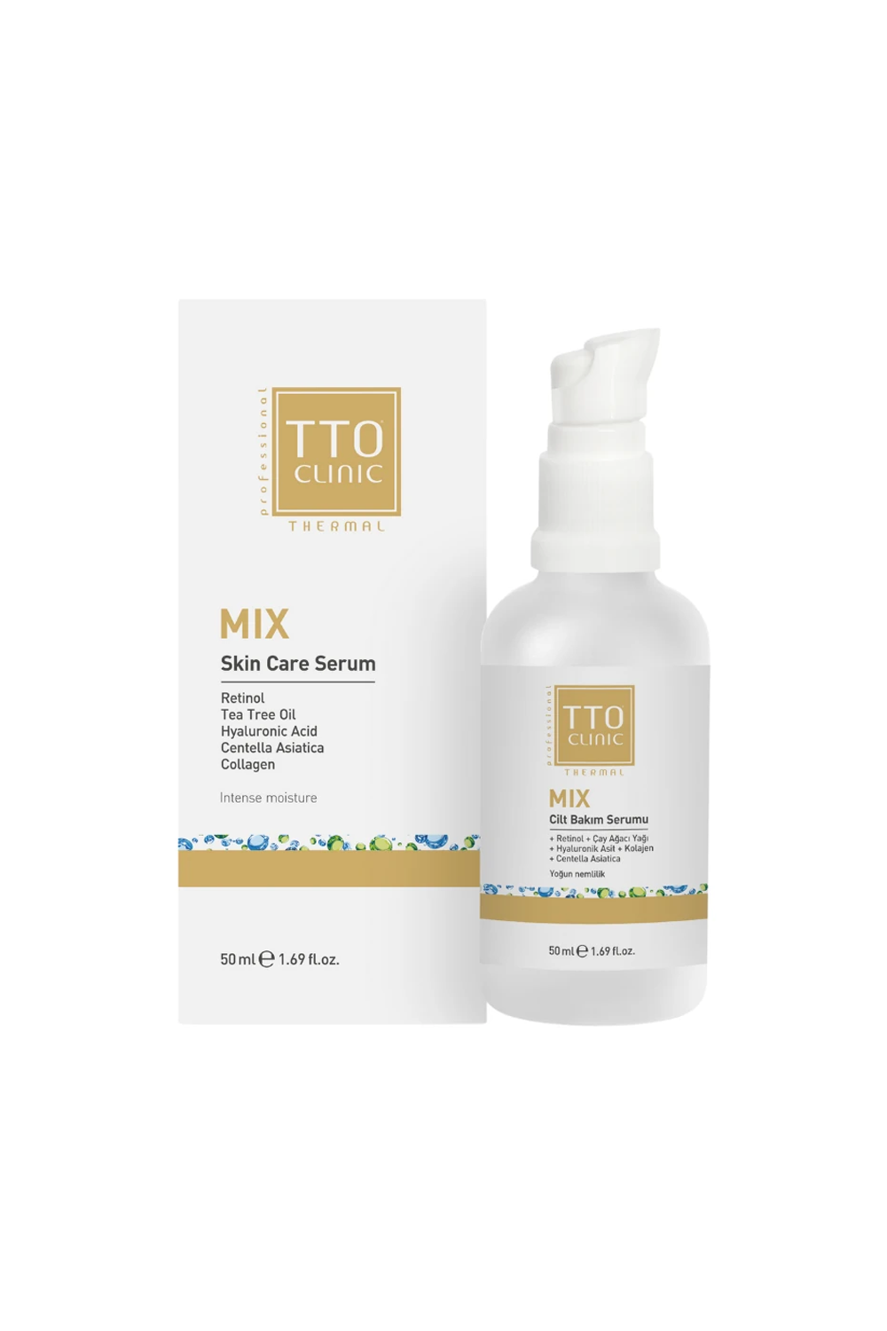 TTO Clinic Mix Cilt Bakım Serumu 50 ml | KozmovitalCilt Bakım SerumlarıTTOTTO Clinic Mix Cilt Bakım Serumu 50 ml