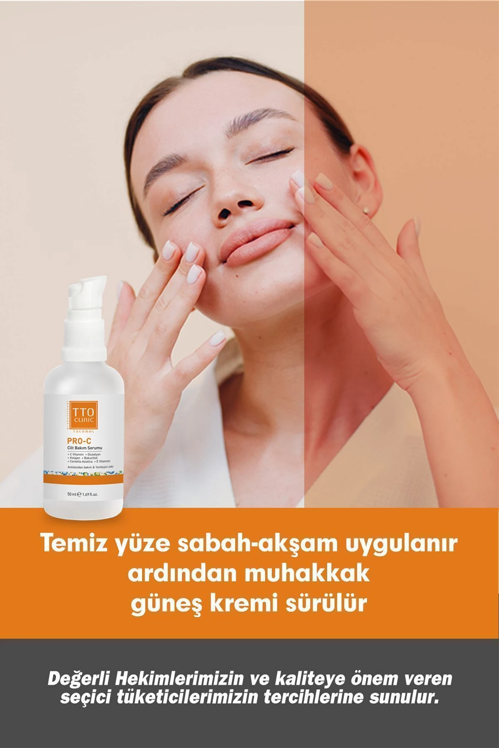 TTO CLINIC PRO-C Cilt Bakım Serumu 50 ml | KozmovitalCilt Bakım SerumlarıTTOTTO CLINIC PRO-C Cilt Bakım Serumu 50 ml