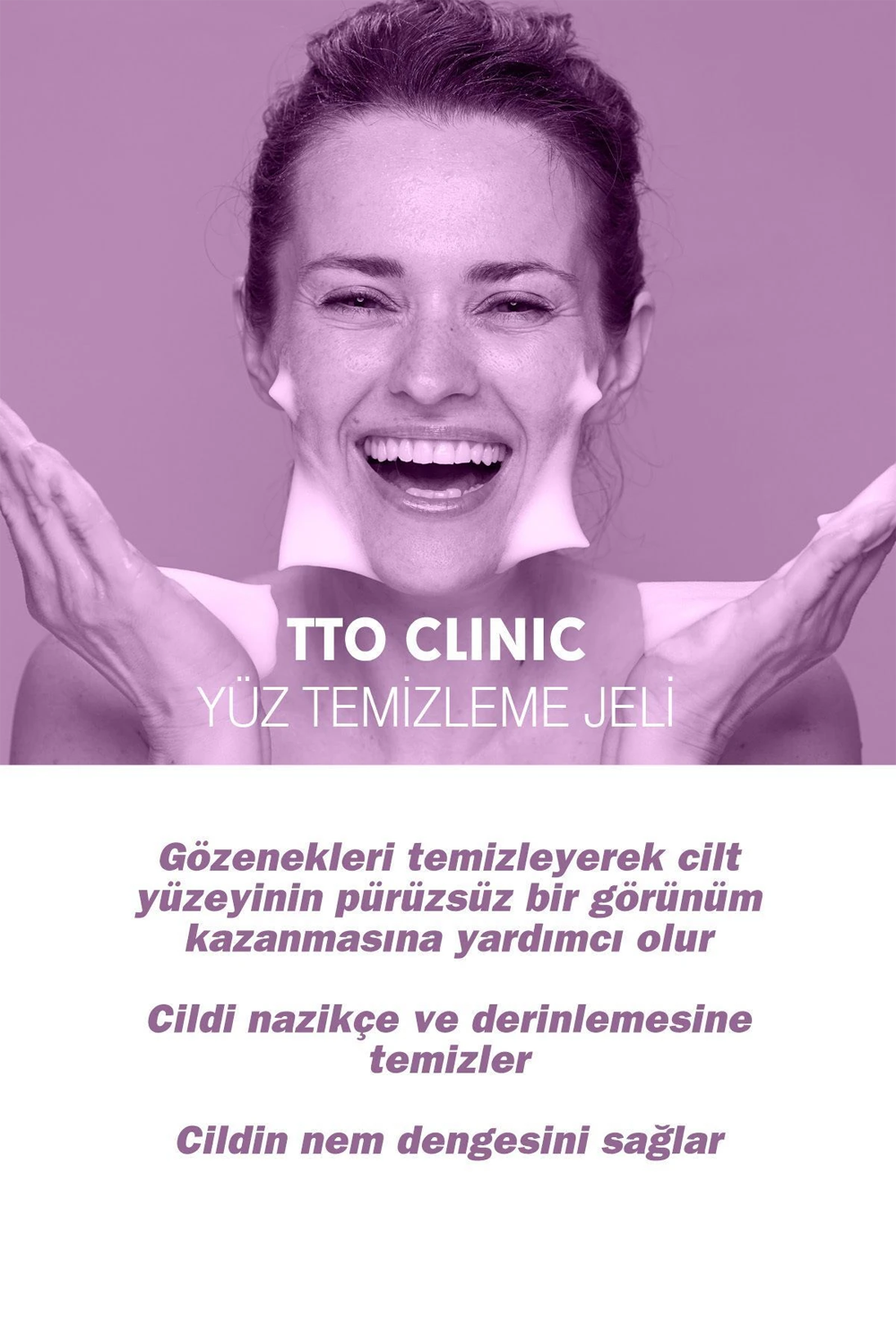 TTO Clinic Yüz Temizleme Jeli 200 ml | KozmovitalYüz TemizleyicileriTTOTTO Clinic Yüz Temizleme Jeli 200 ml