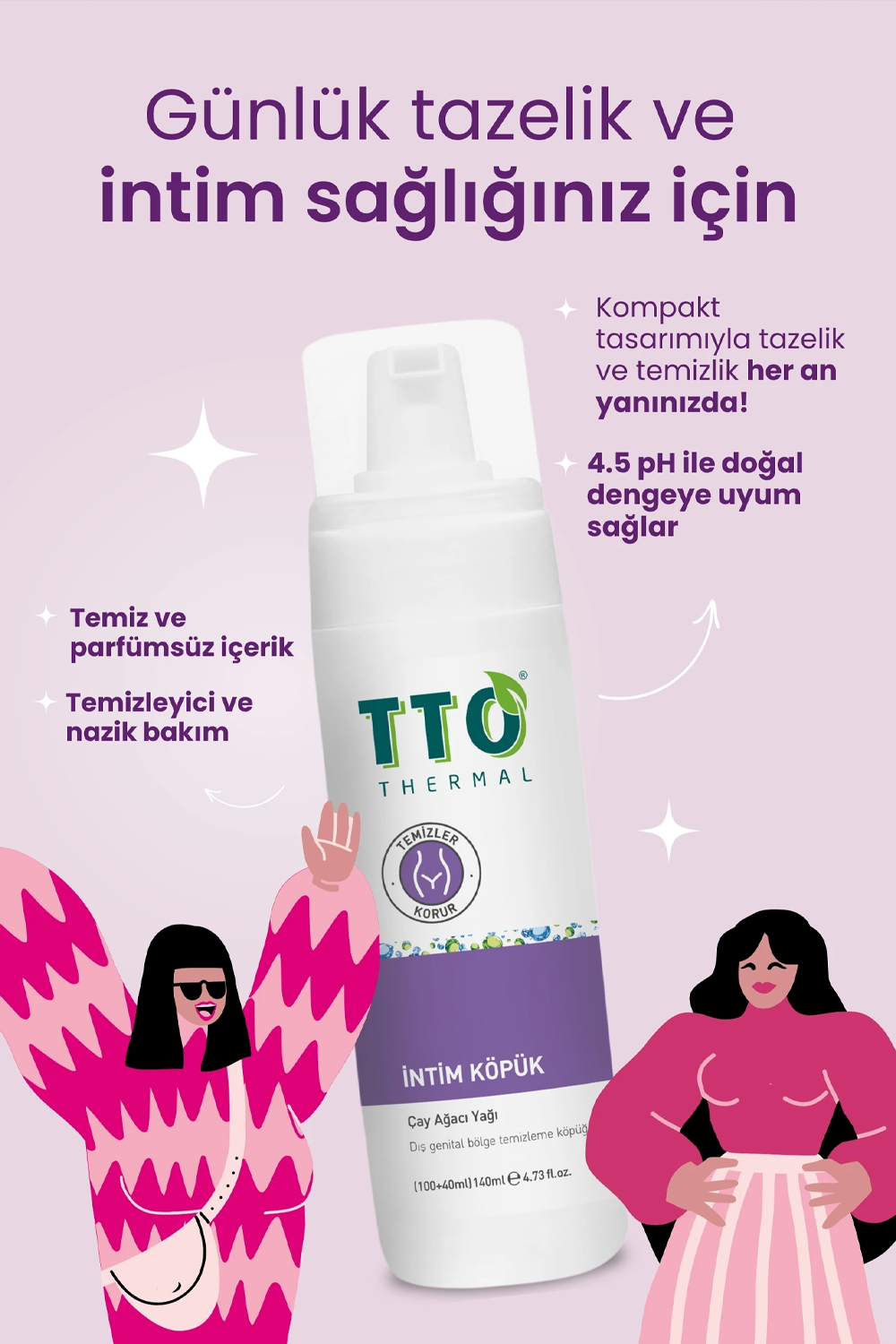 TTO İntim Köpük 100 mlİntim HijyenTTOTTO İntim Köpük 100 ml