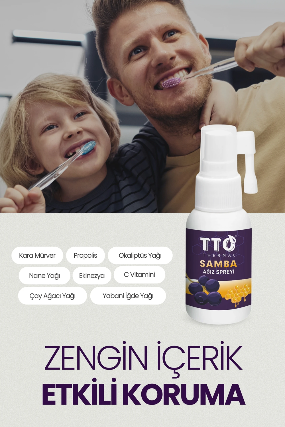 TTO Samba Ağız Spreyi 30 ml | KozmovitalDoğal Ağız Bakım ÜrünleriTTOTTO Samba Ağız Spreyi 30 ml