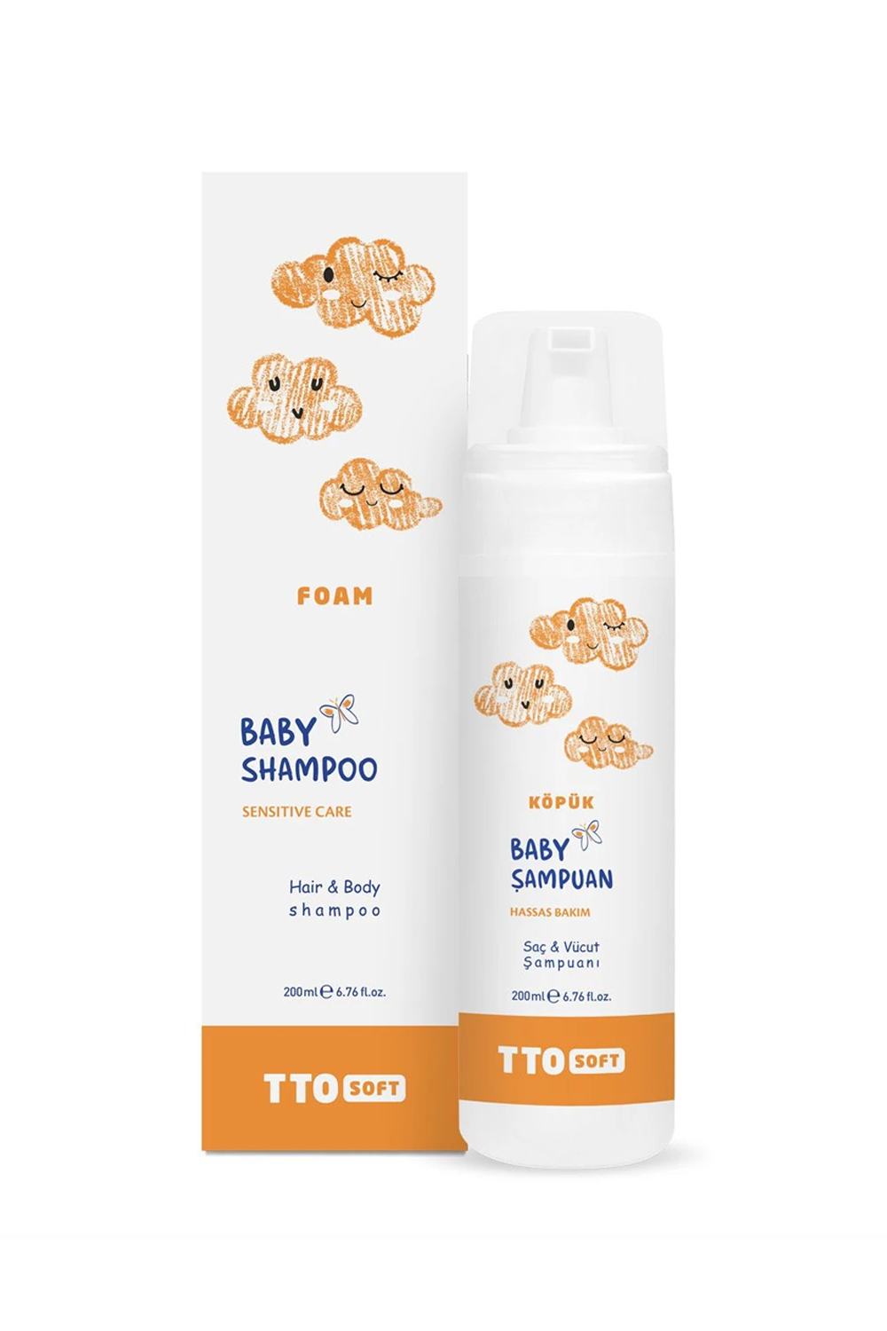 TTO Soft Bebek Köpük Şampuanı 200 ml | KozmovitalBebek ŞampuanlarıTTOTTO Soft Bebek Köpük Şampuanı 200 ml