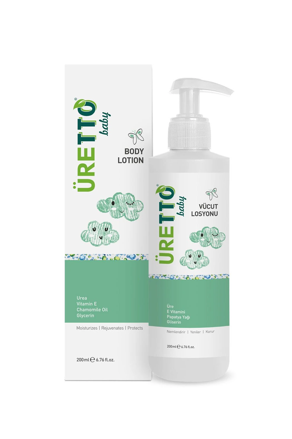 TTO Üretto Baby Vücut Losyonu 200 ml | KozmovitalBebek NemlendiricileriTTOTTO Üretto Baby Vücut Losyonu 200 ml