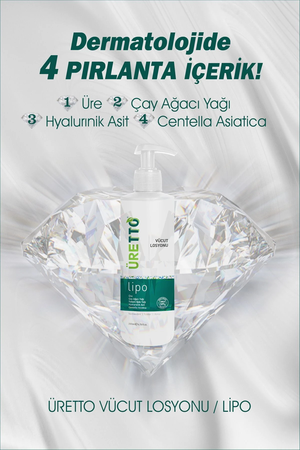TTO Üretto Lipo Vücut Losyonu 200 ml | KozmovitalVücut NemlendiricileriTTOTTO Üretto Lipo Vücut Losyonu 200 ml