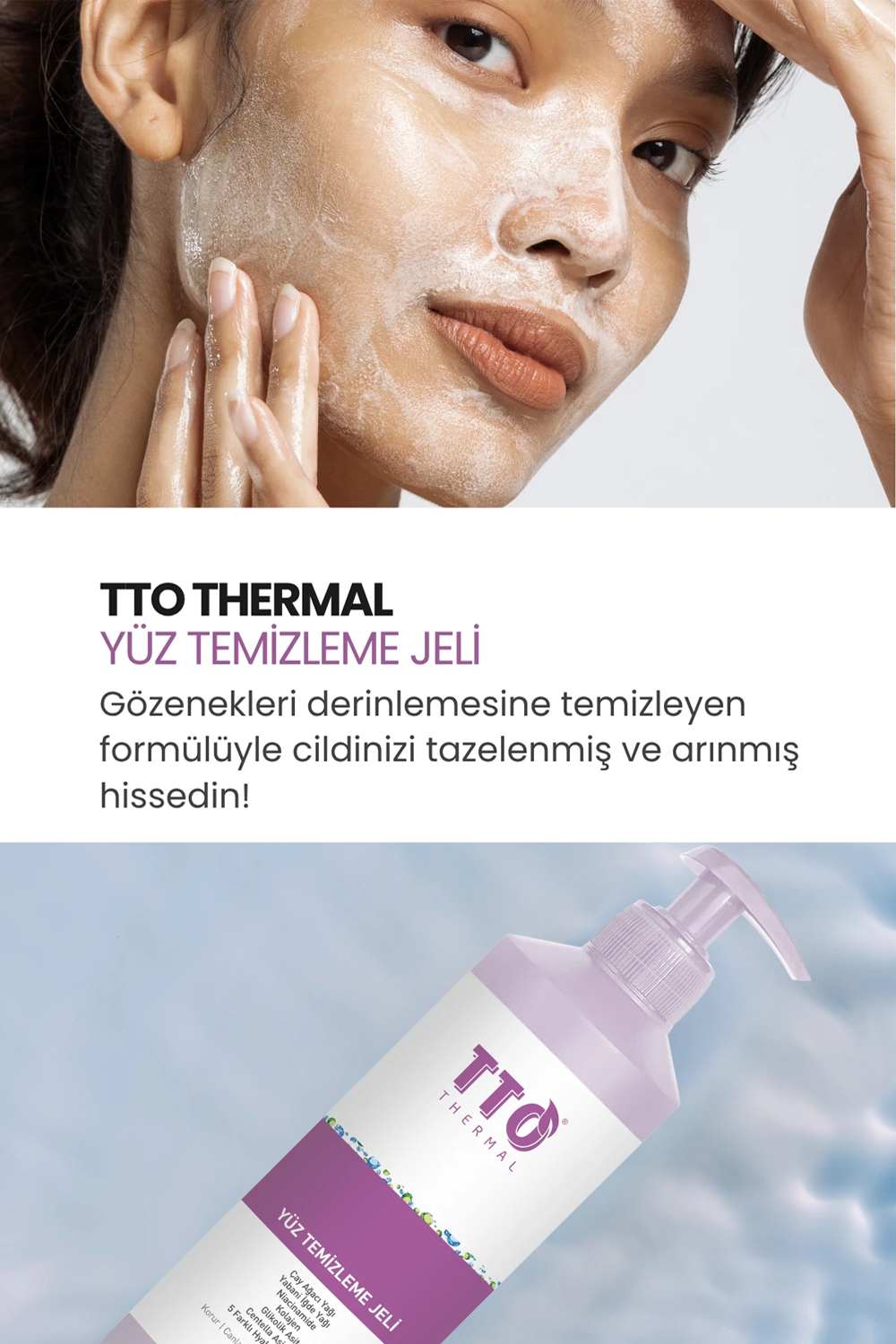 Yüz BakımıTTOTTO Yüz Temizleme Jeli 500 ml