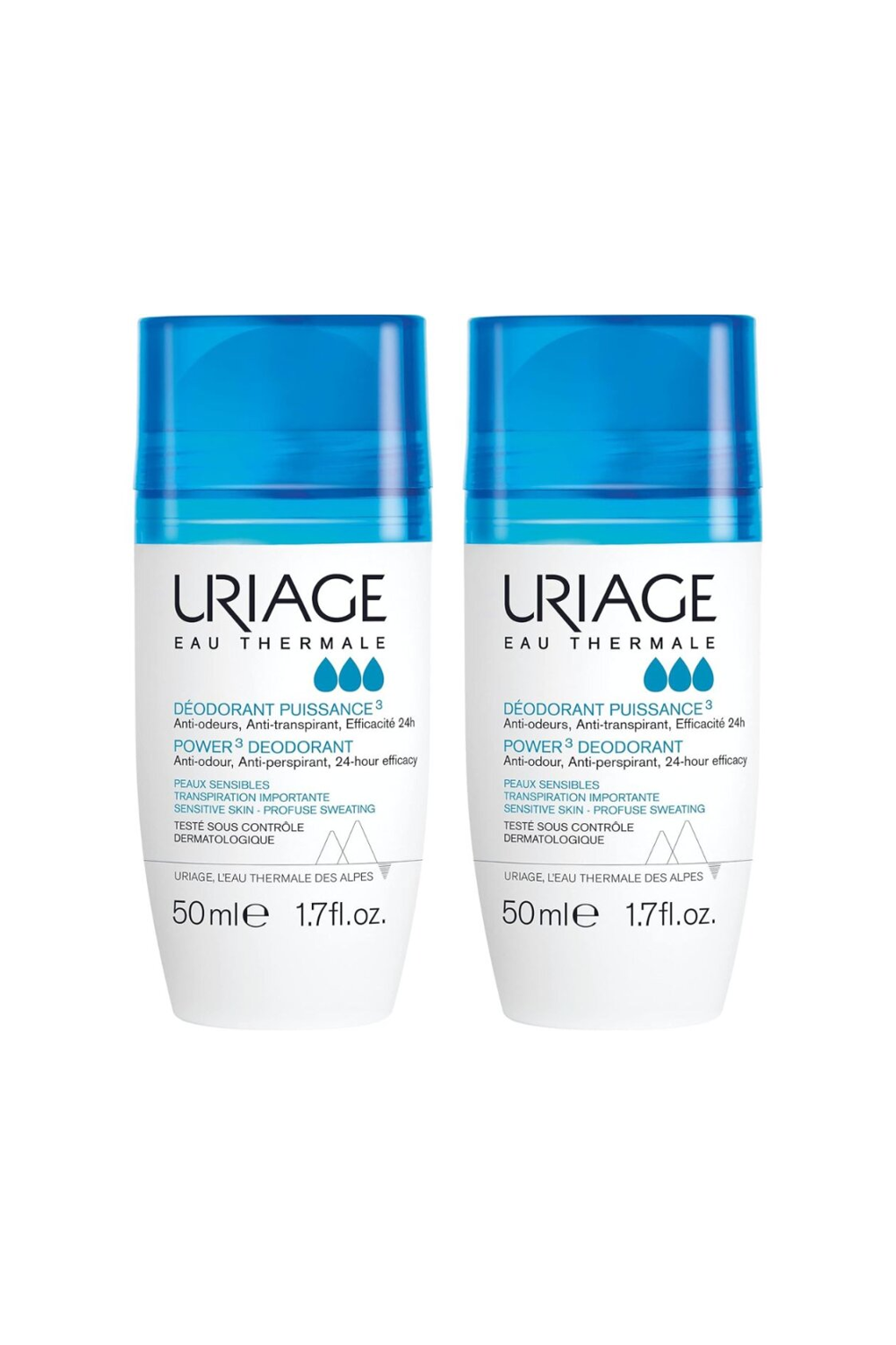 Parfüm / Deodorant / Roll-onUriageUriage Power3 Deodorant 24h 2x 50ml