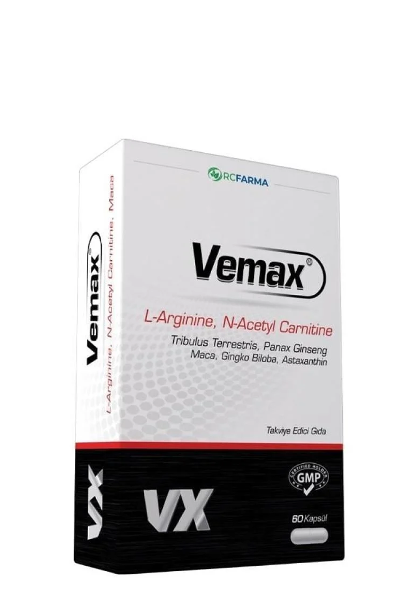 Vemax 60 Kapsül | KozmovitalDiğer TakviyelerRc FarmaVemax 60 Kapsül