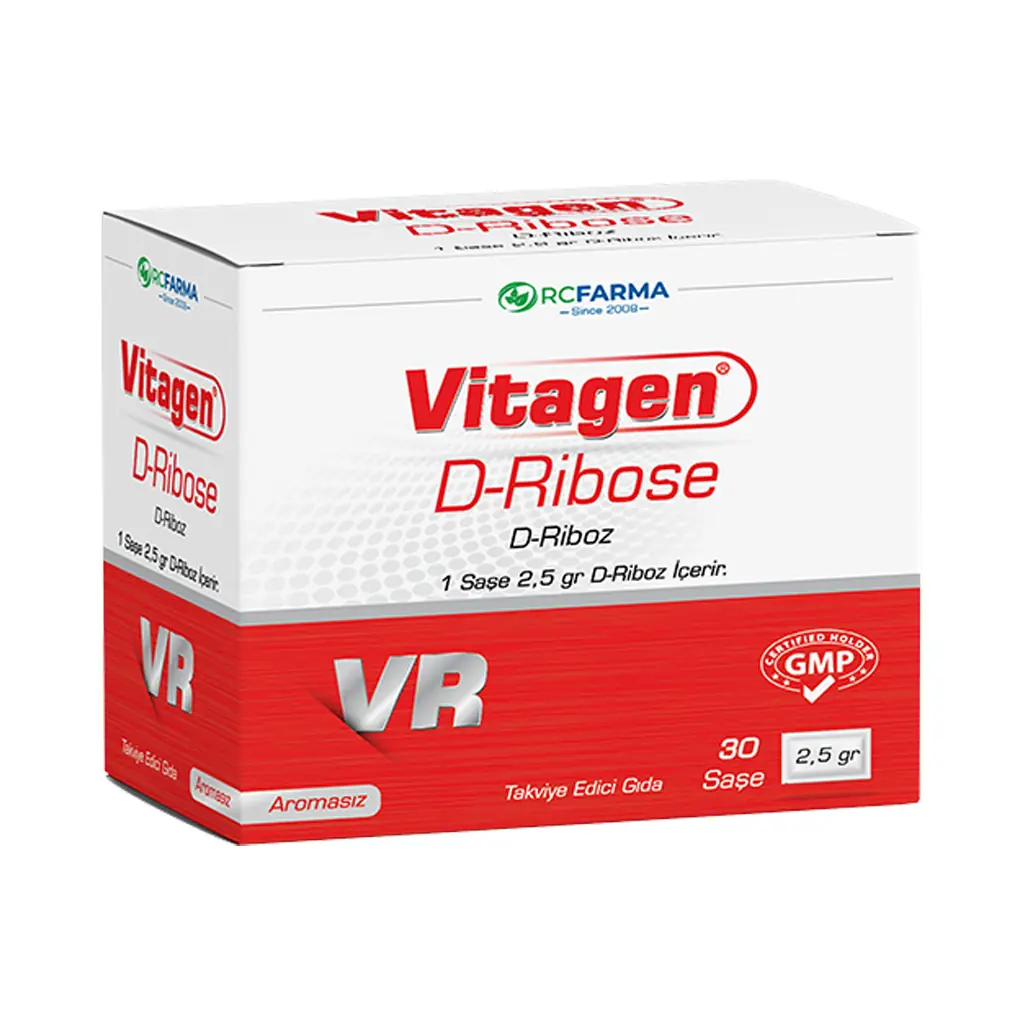 Vitagen D-Ribose 30 Saşe | KozmovitalDiğer TakviyelerRc FarmaVitagen D-Ribose 30 Saşe